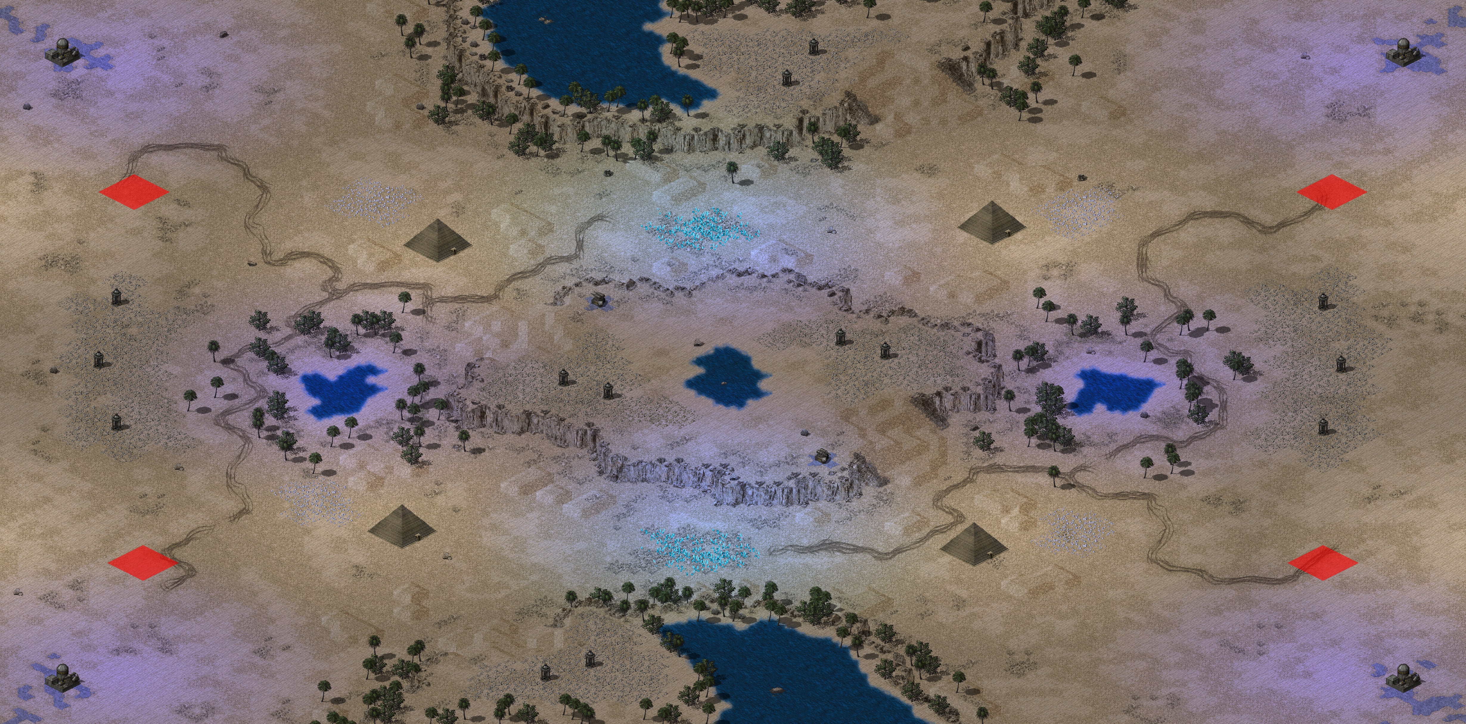 Rendered map: Walk of Egypt