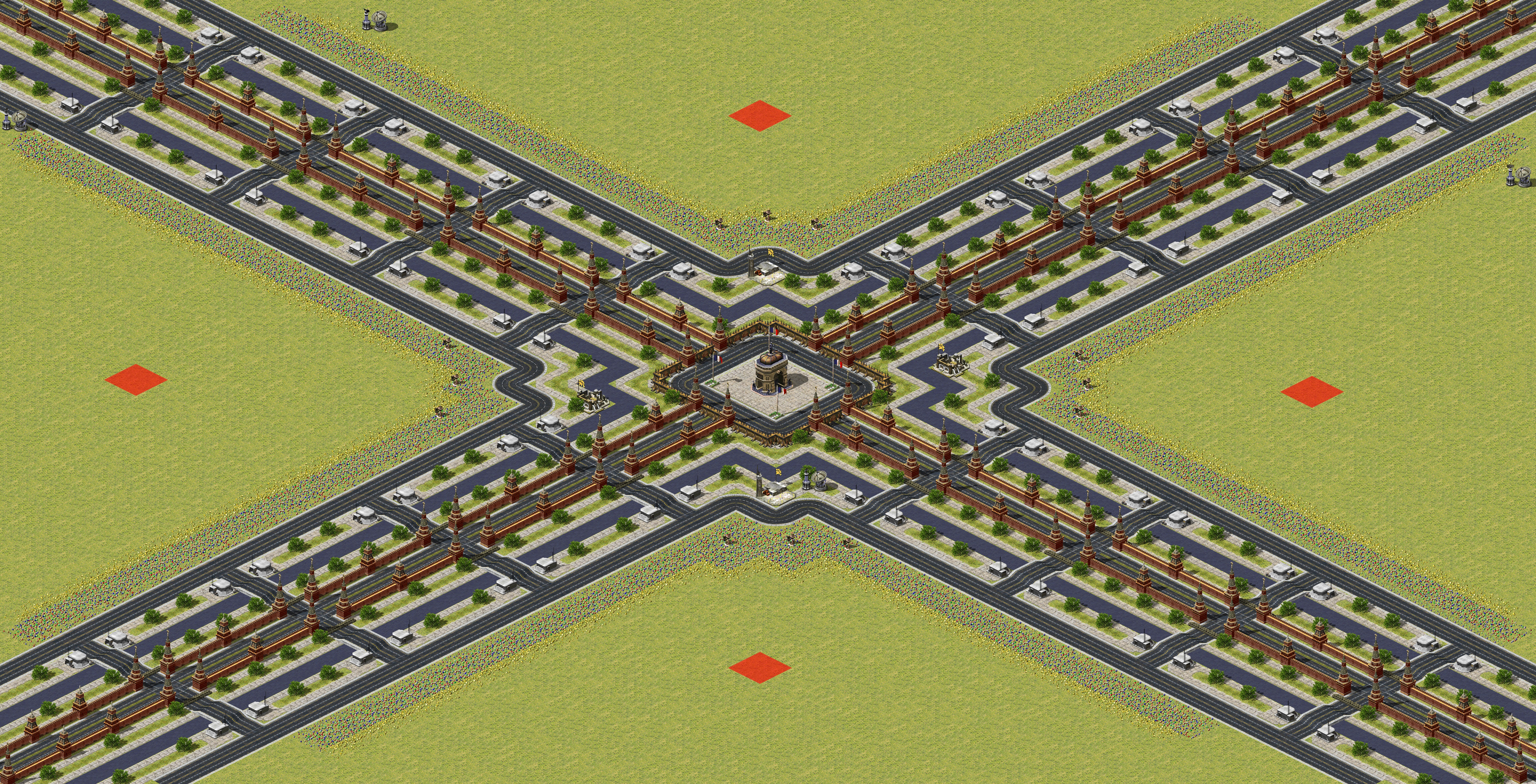 Rendered map: Paris Revisited(wthigon)