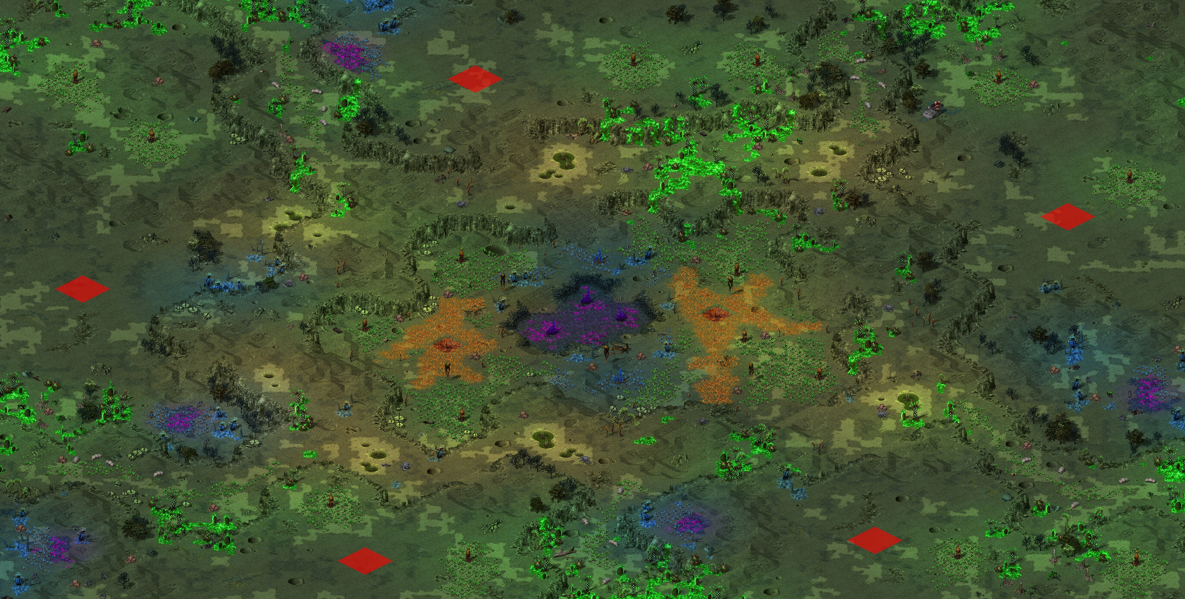 Rendered map: Tiberium Garden