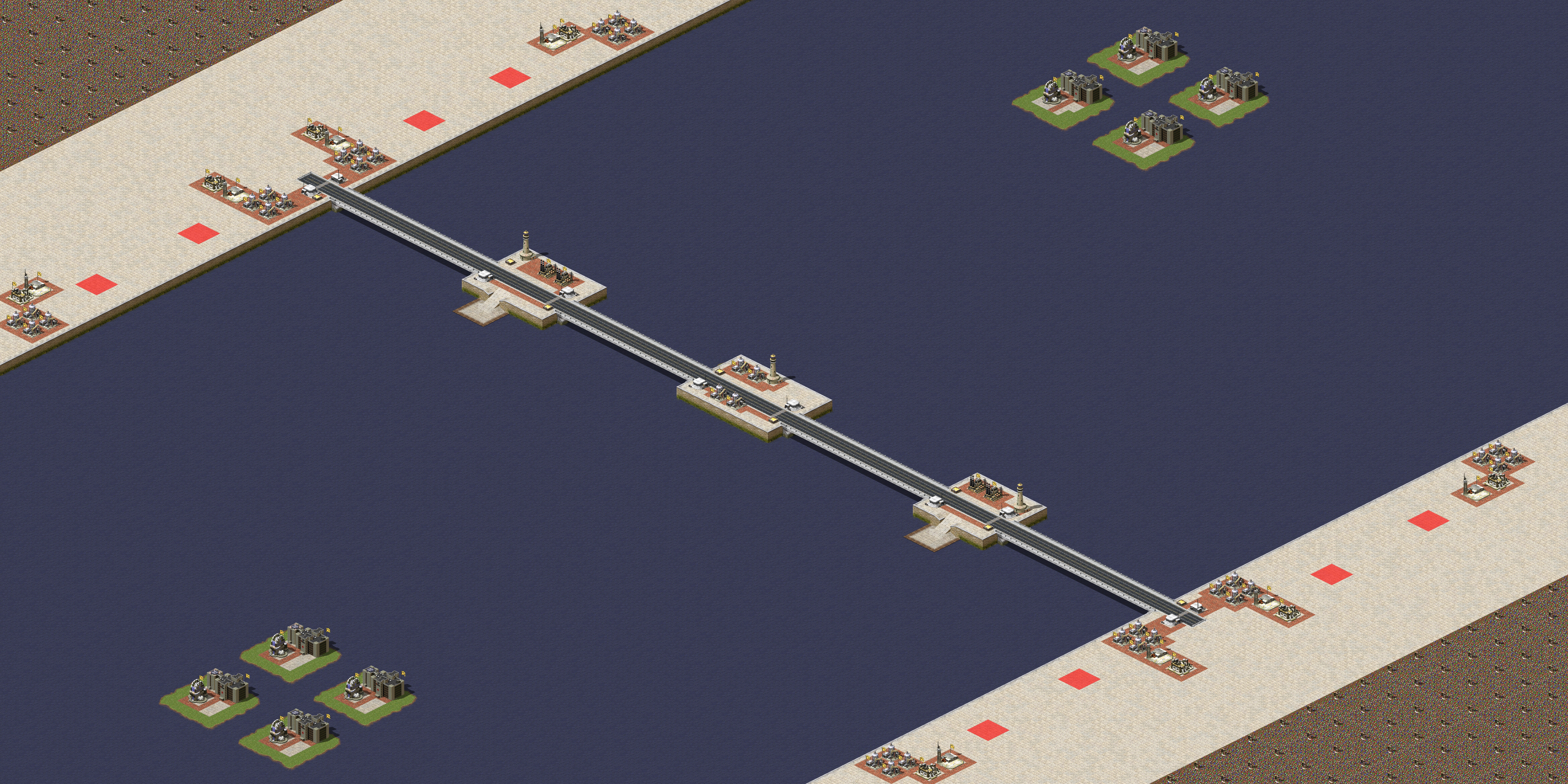 Rendered map: Bridges Too Far!