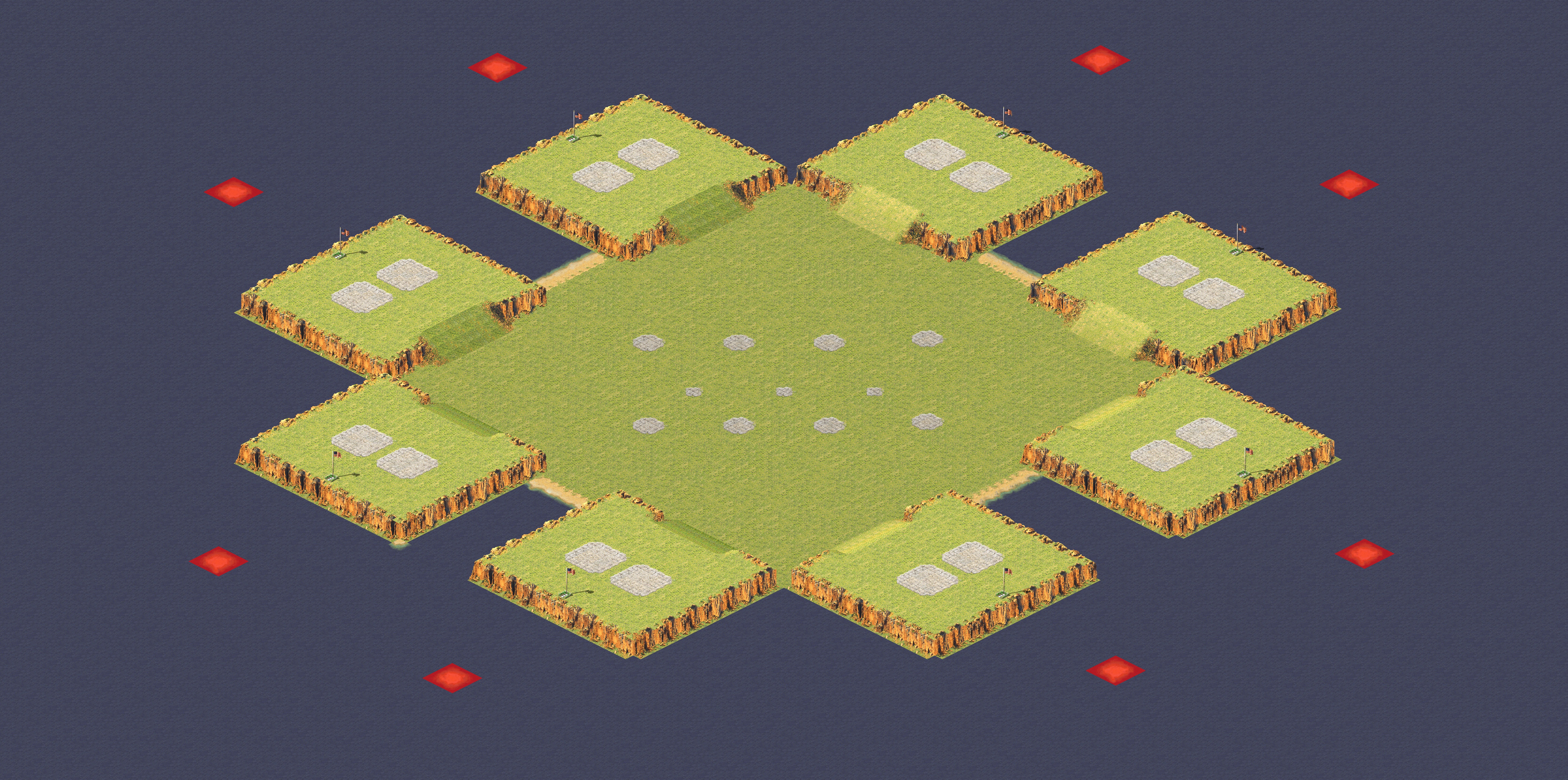 Rendered map: Tank Rush - Downhill