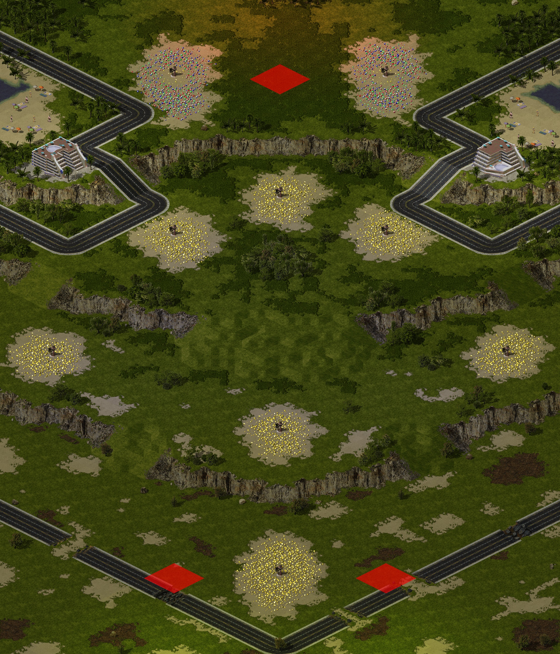 Rendered map: Top o' the Hill