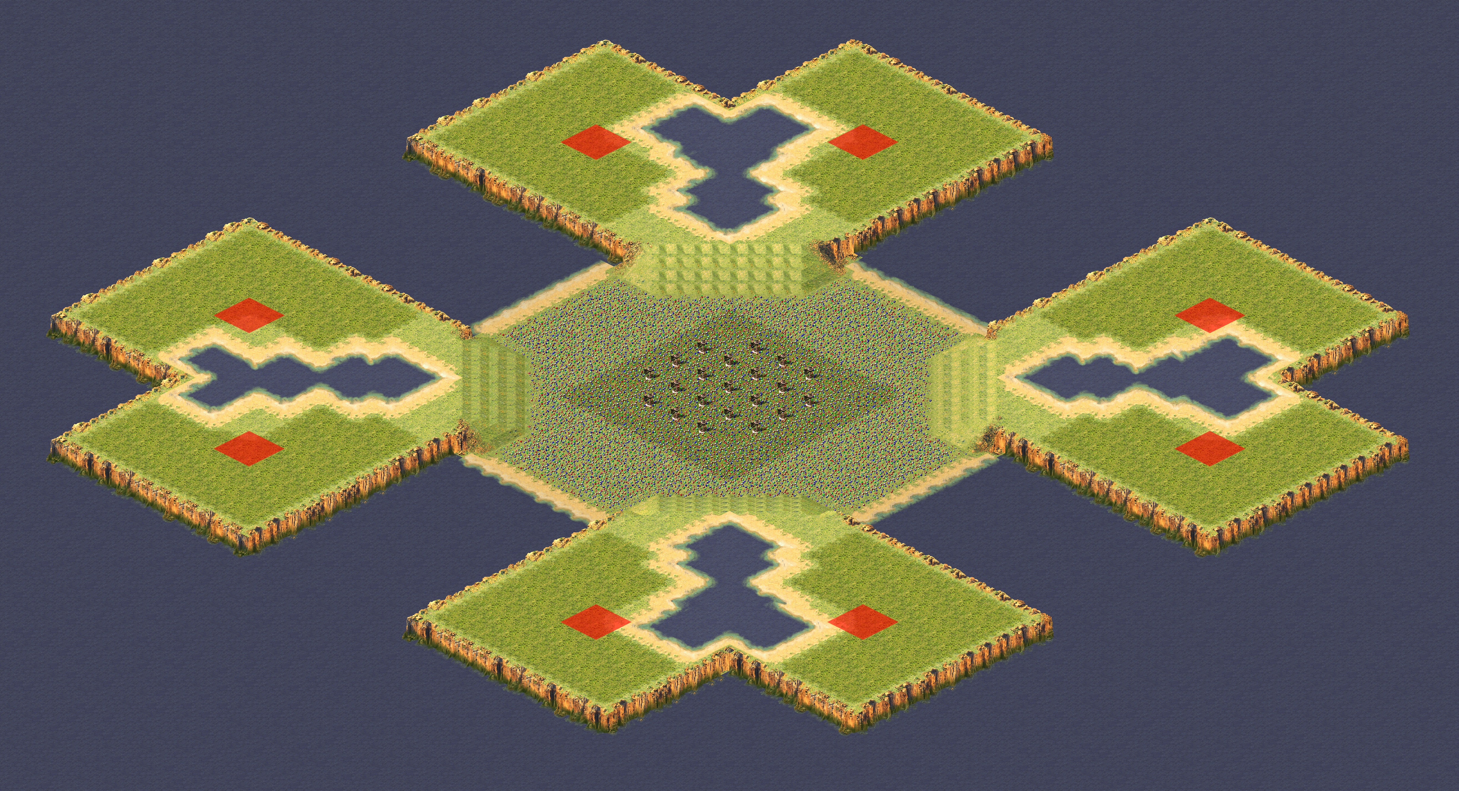 Rendered map: Thousand Blades