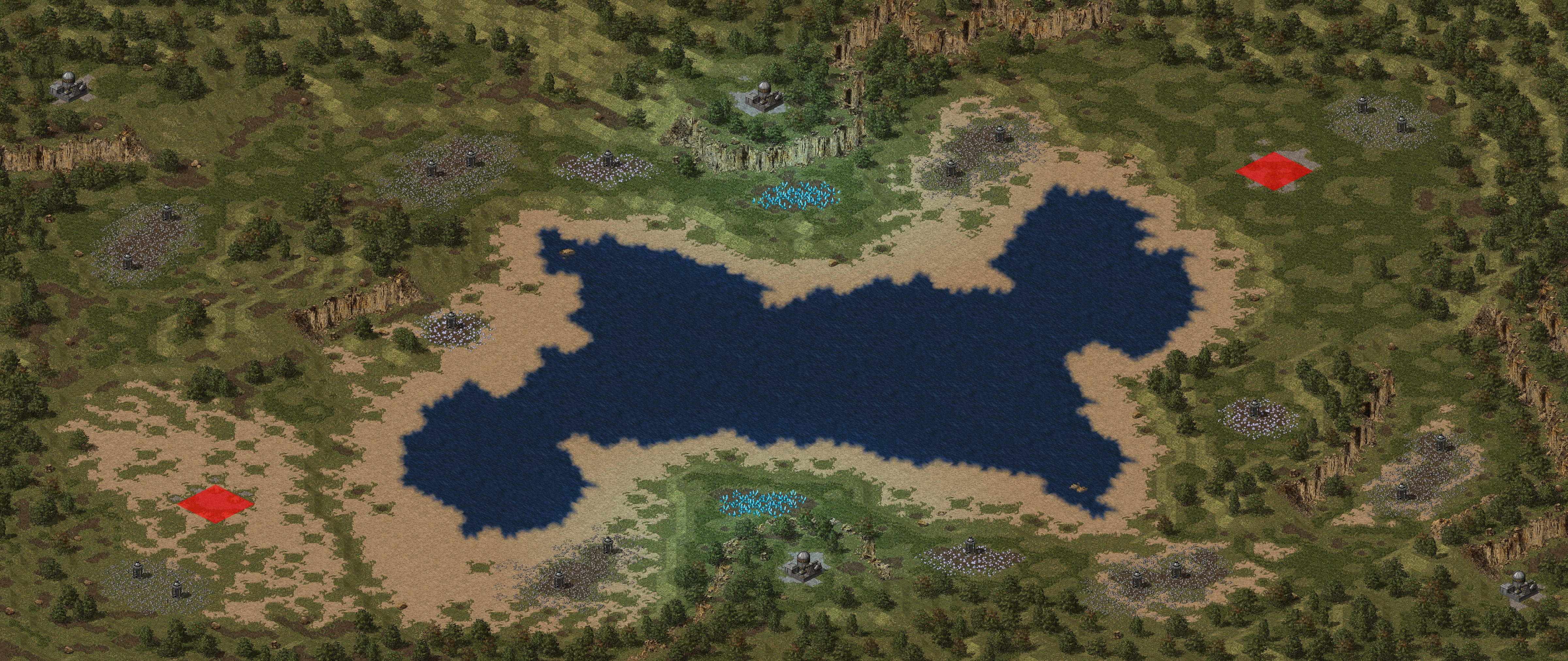 Rendered map: Big Little Lake
