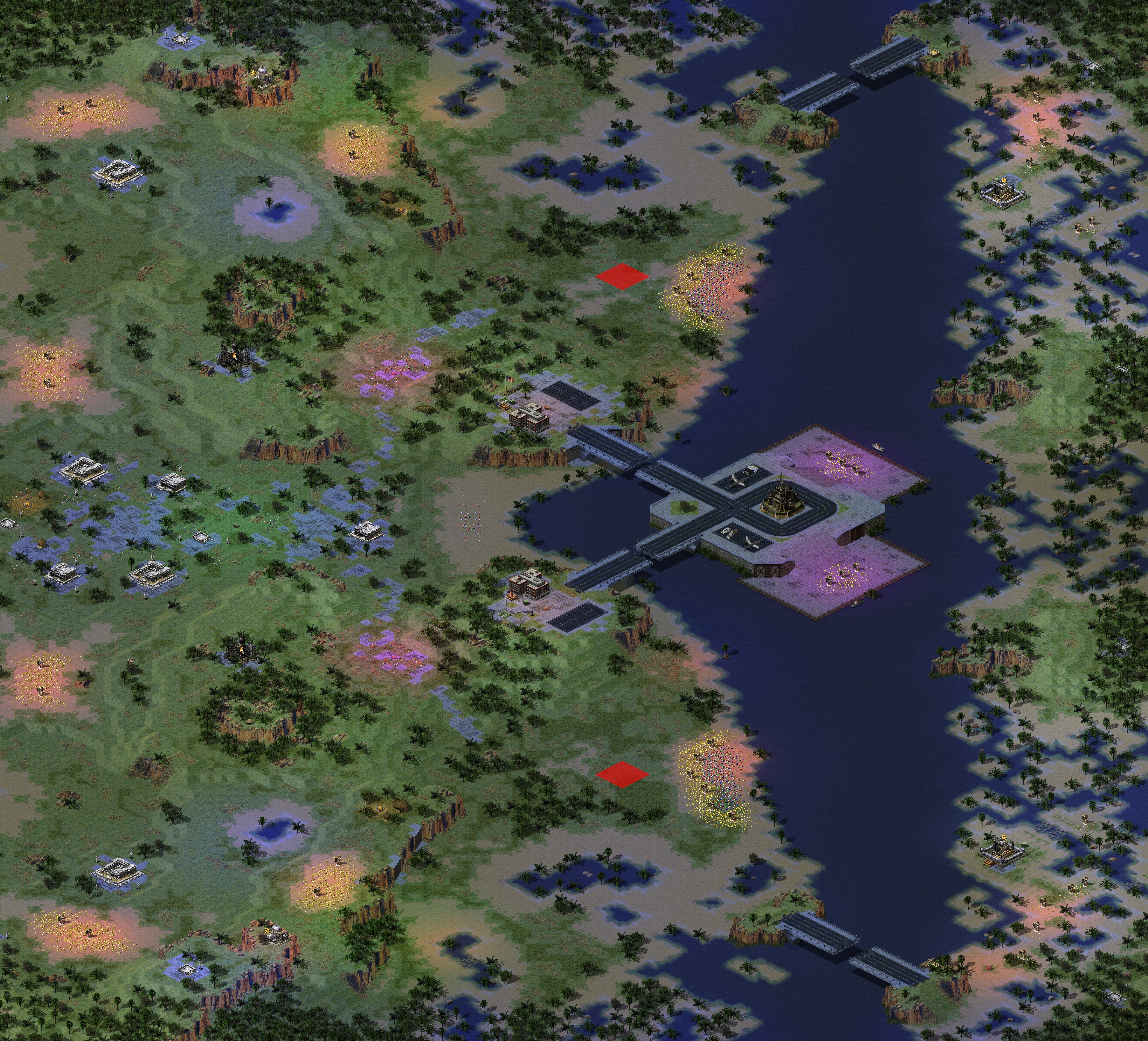 Rendered map: Biotech Rainforest - Yuri Ladder