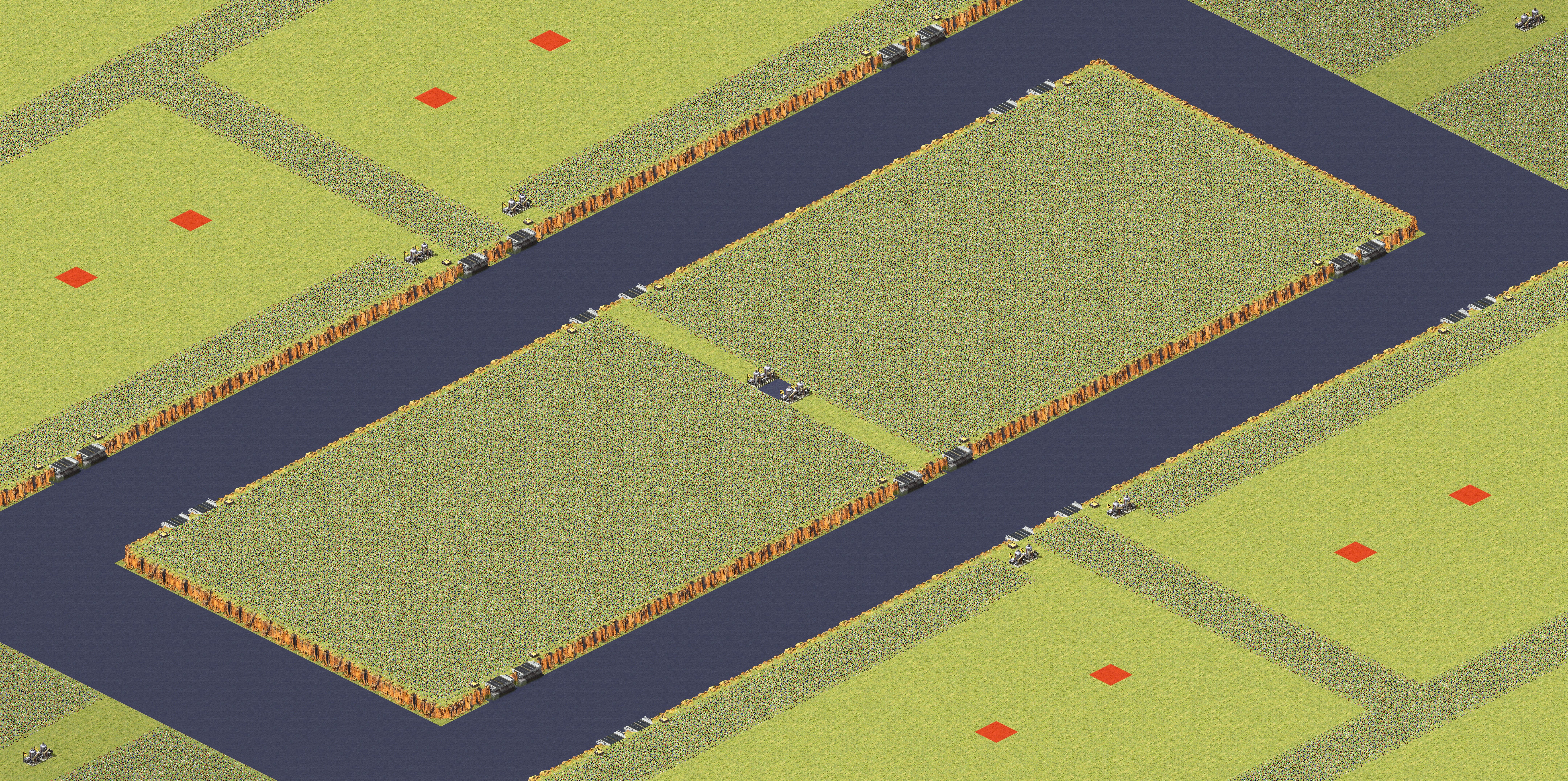 Rendered map: Sun Island Showdown 4v4 v1.1