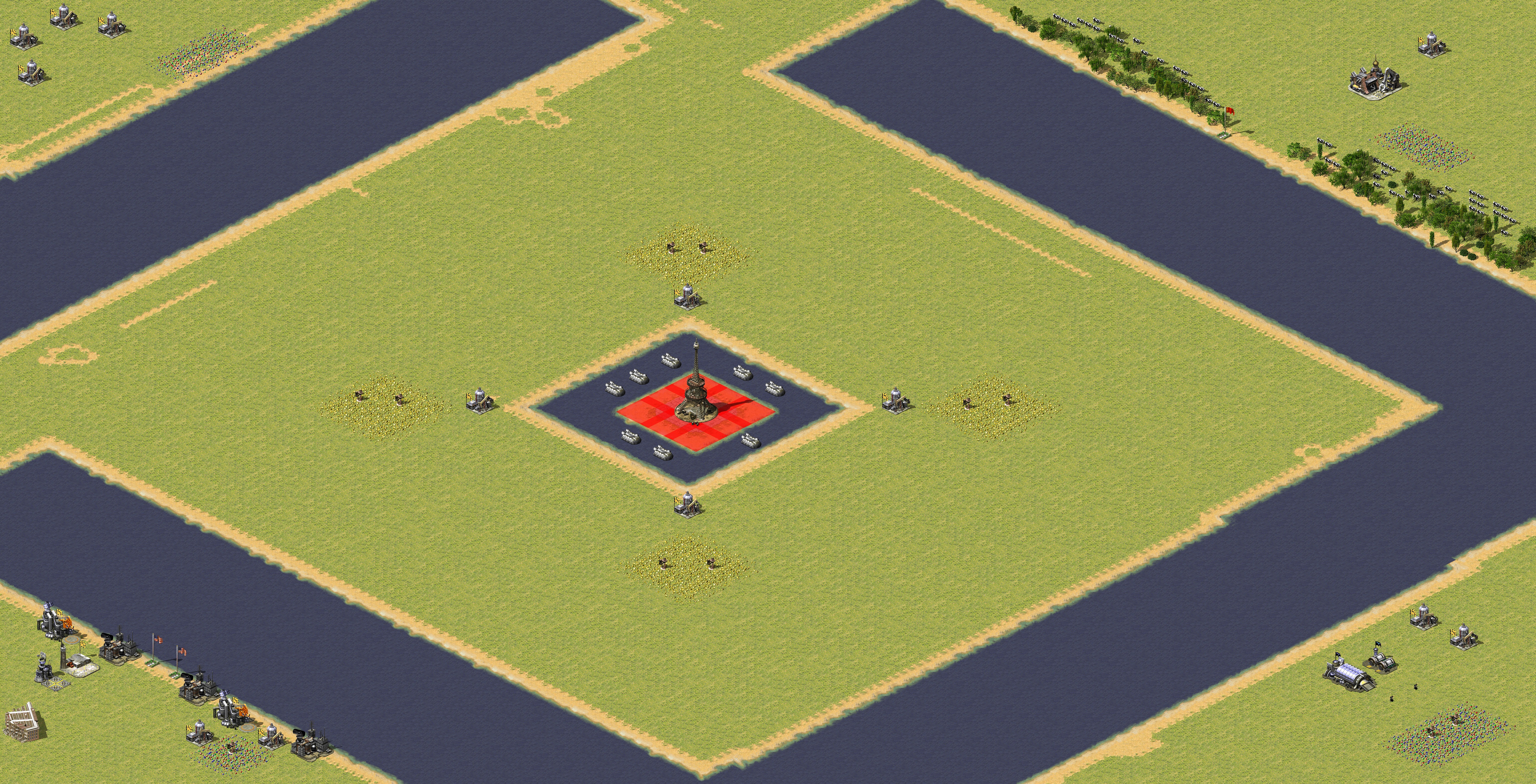Rendered map: Patch Island Rush