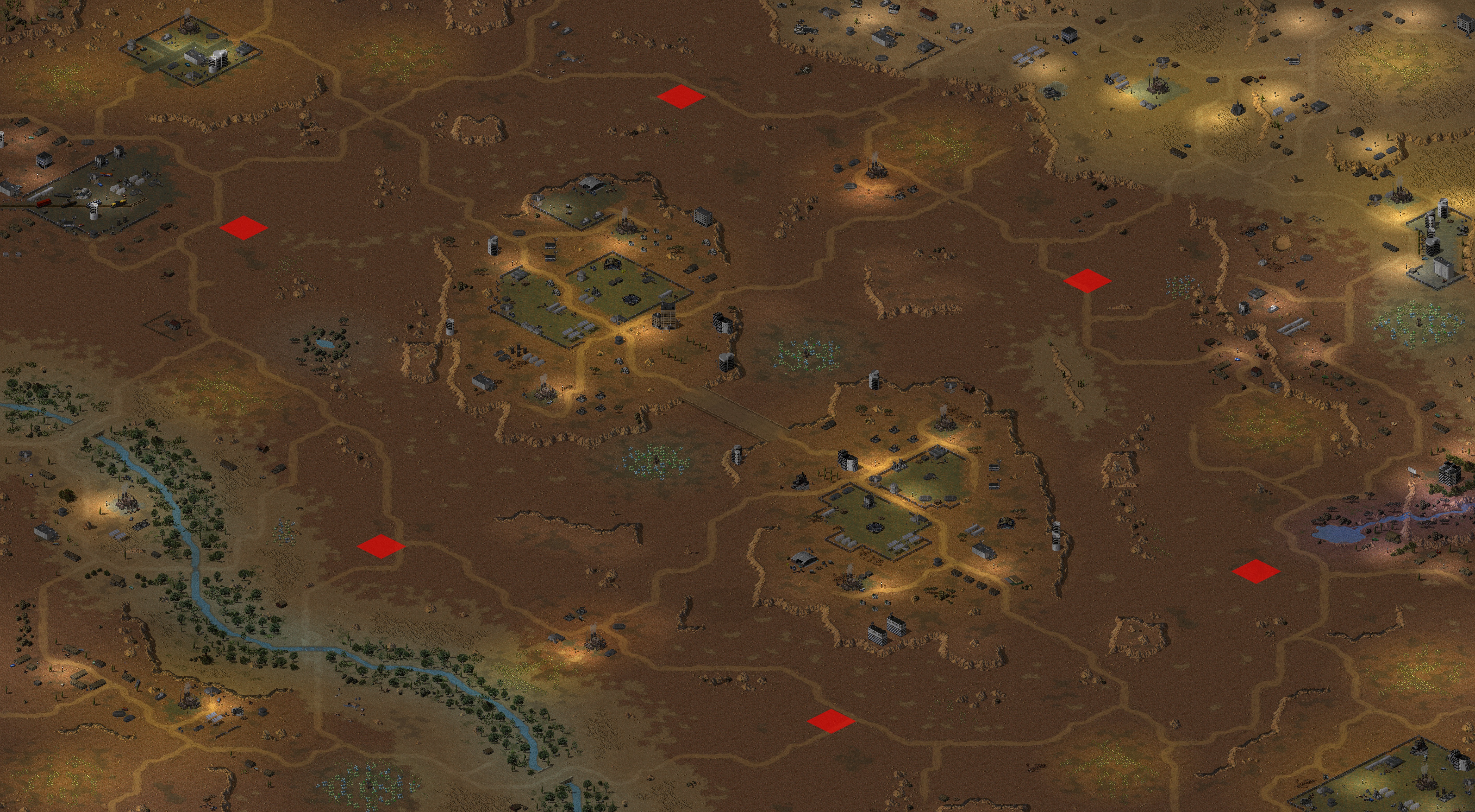 Rendered map: Oil War