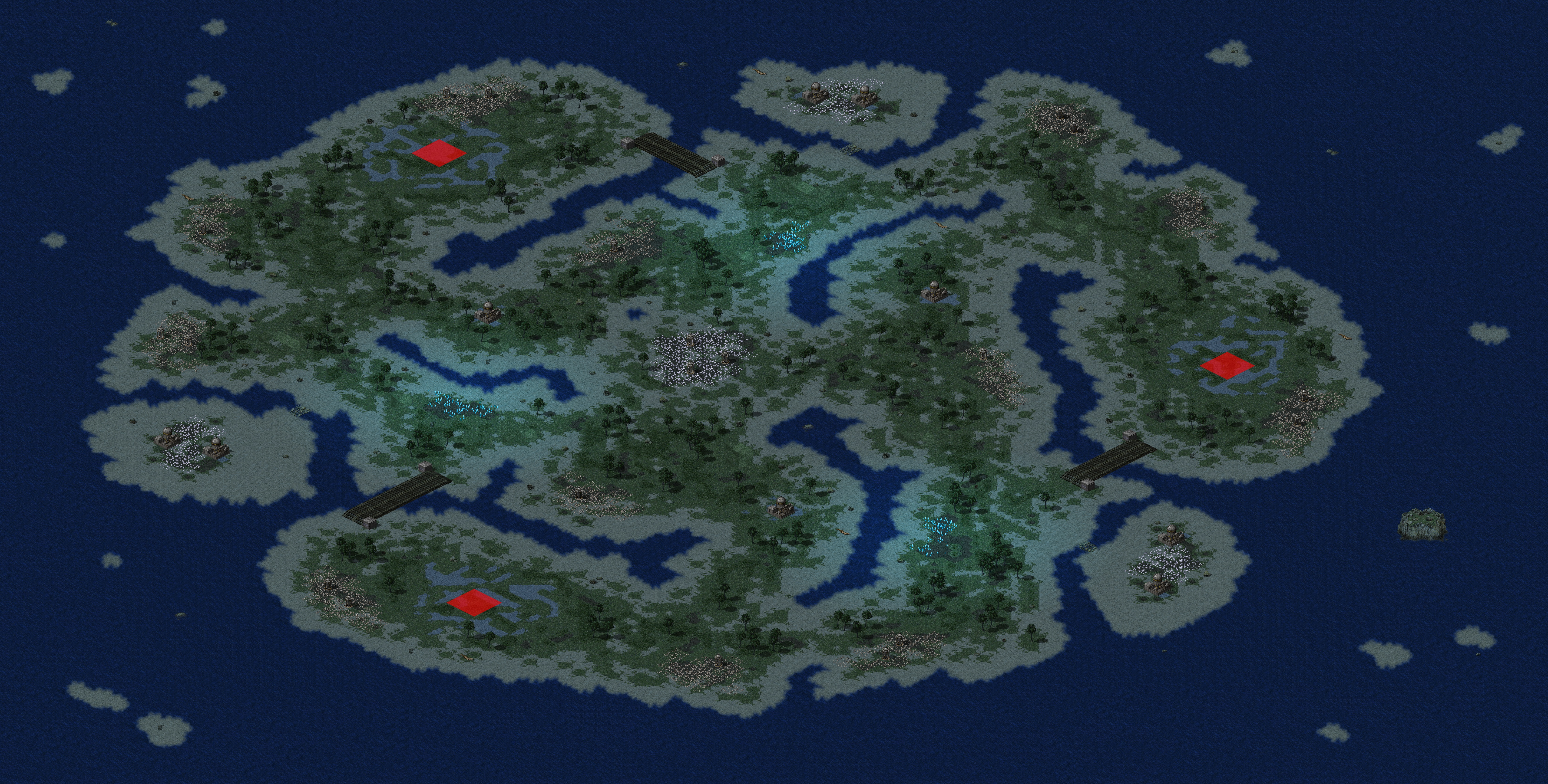 Rendered map: Arch La Indigo