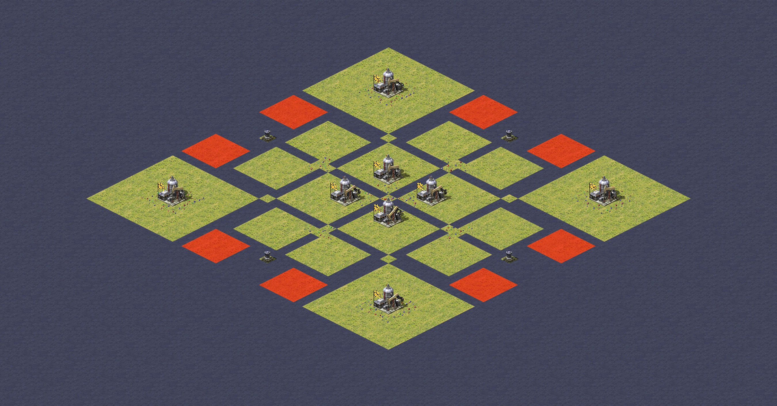 Rendered map: Patch per Player