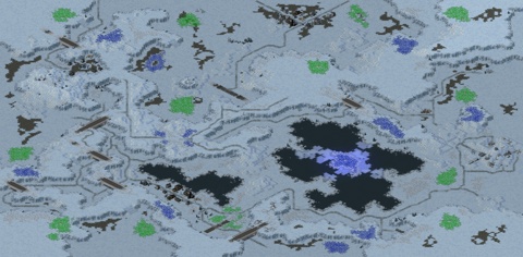 Rendered preview of Ice Cliffs