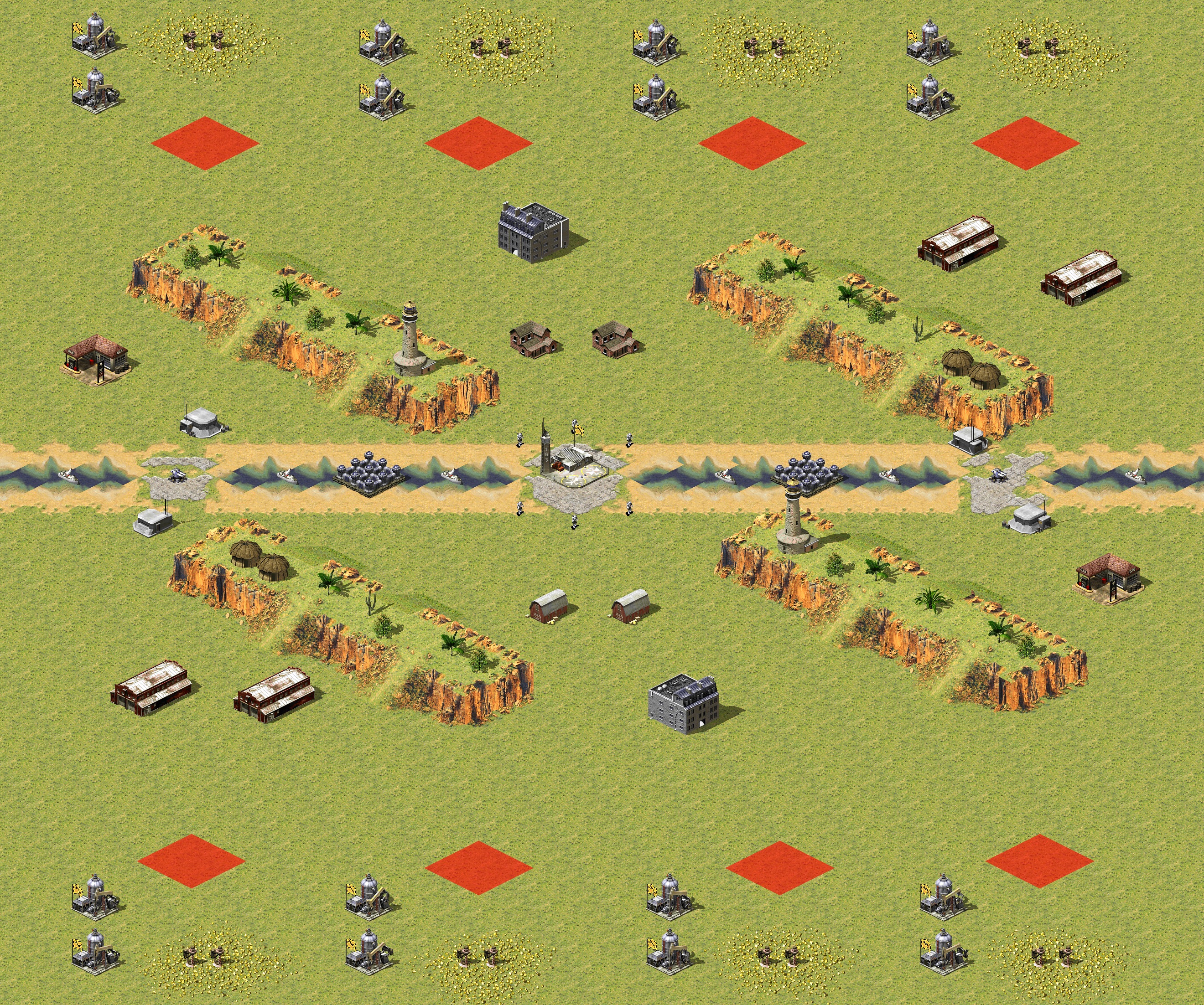 Rendered map: Happy 4v4