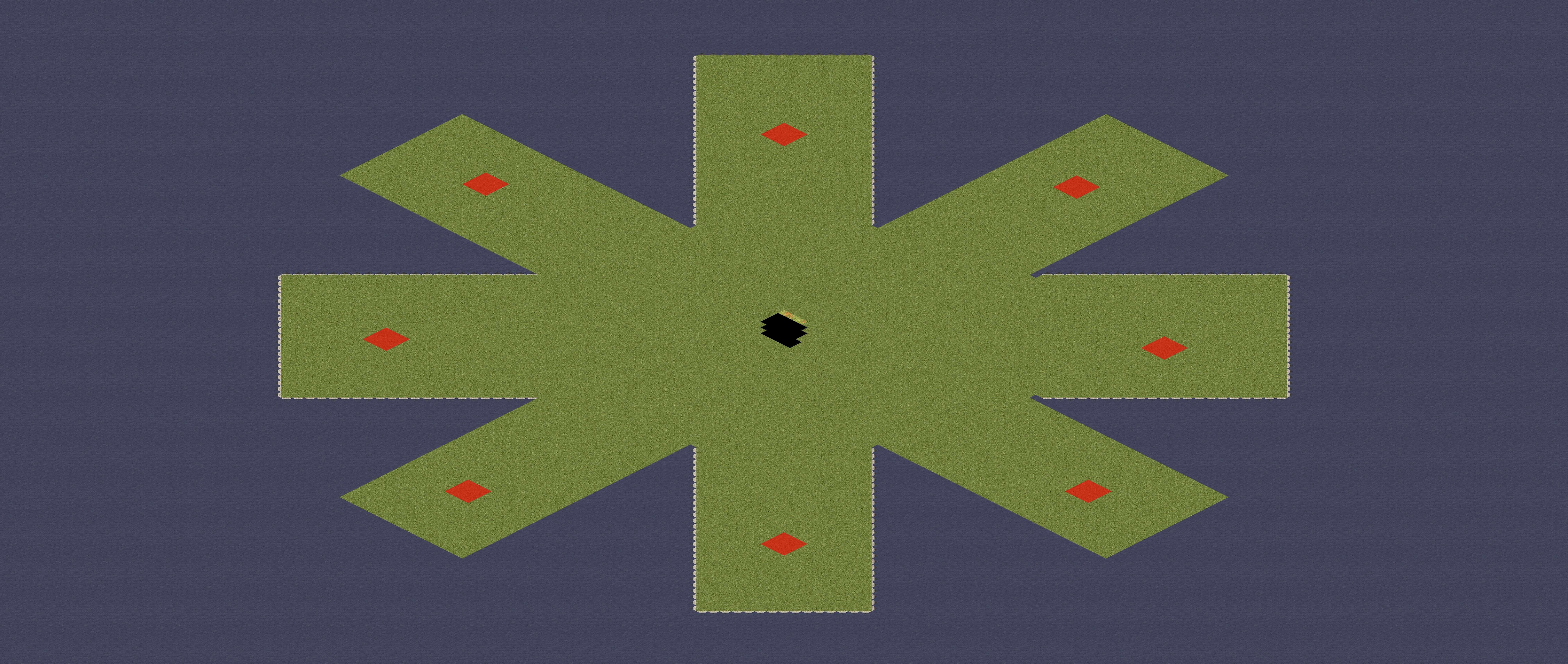Rendered map: Sky's Chaos (Melee)