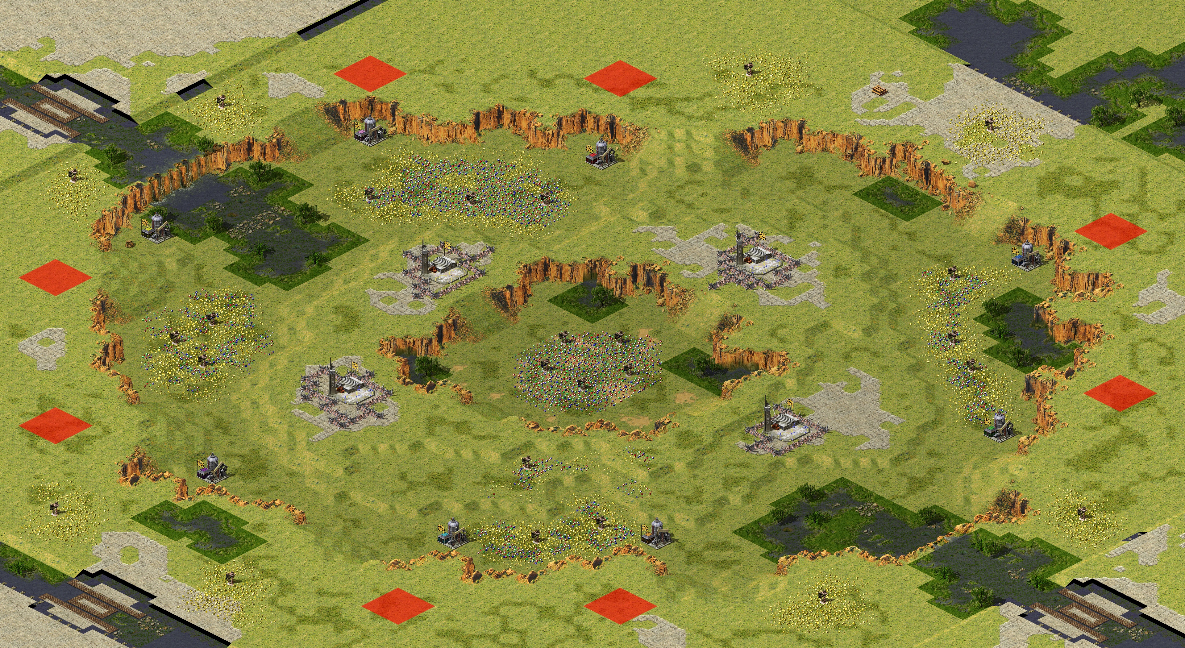 Rendered map: Melee Madness - Sewer Titan