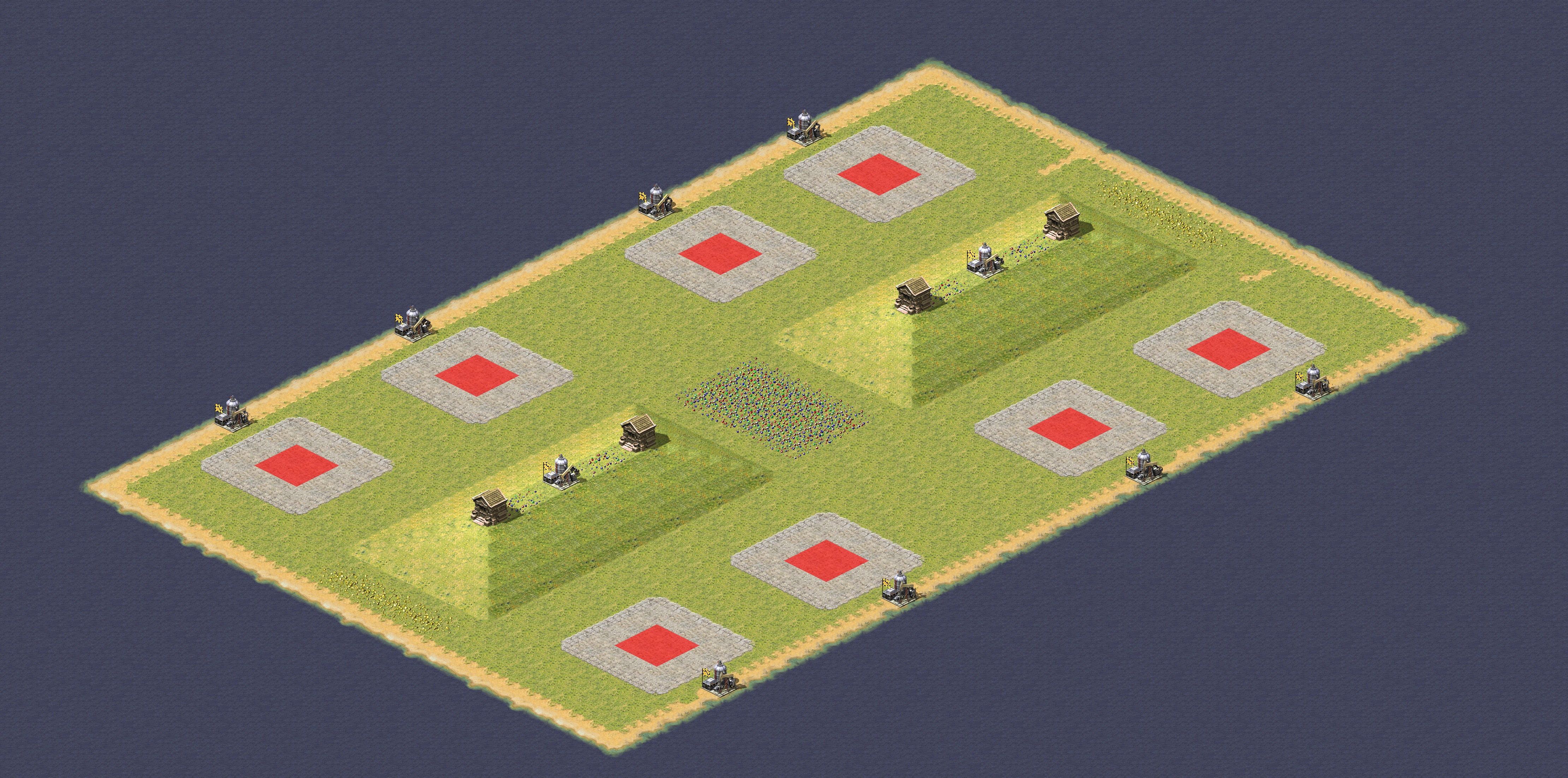 Rendered map: Bayonet 4v4 Allied Electric
