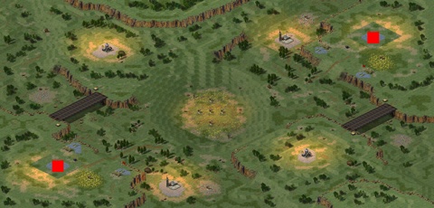 Rendered preview of GAMESPY TORNEY MAP 1V1  BY HUTSO