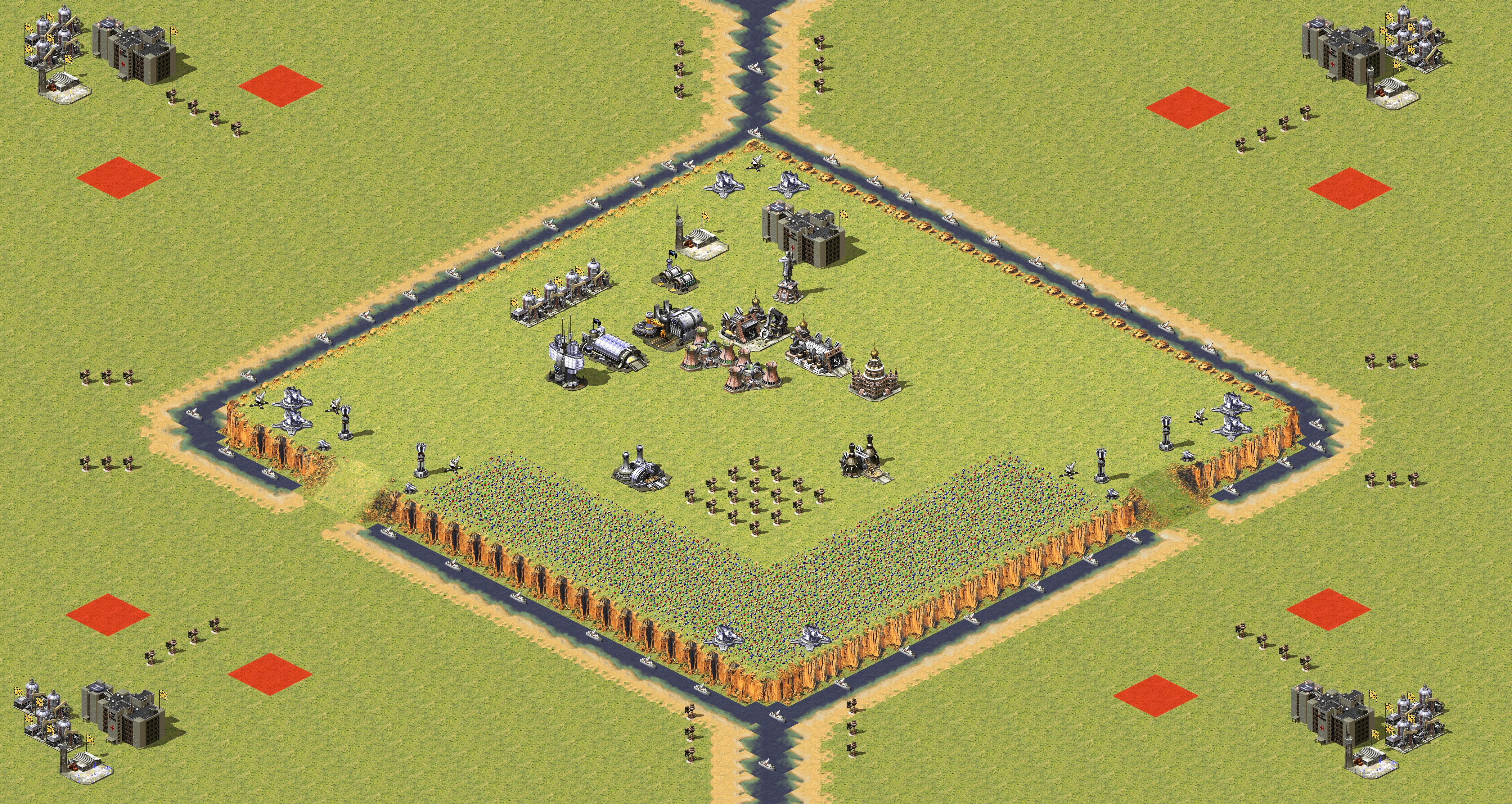 Rendered map: Oil Well High Ground