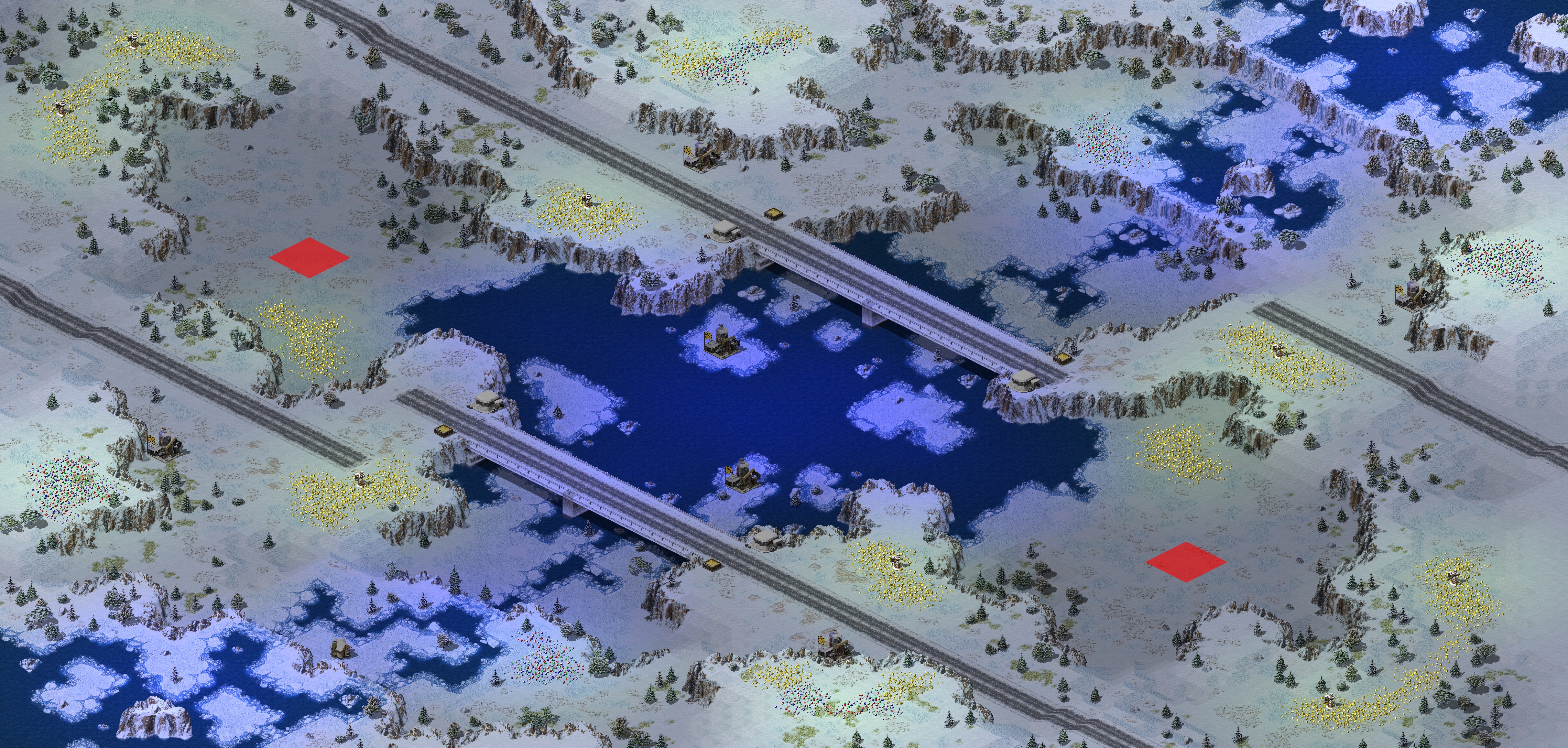 Rendered map: 新周赛-冰河奔流