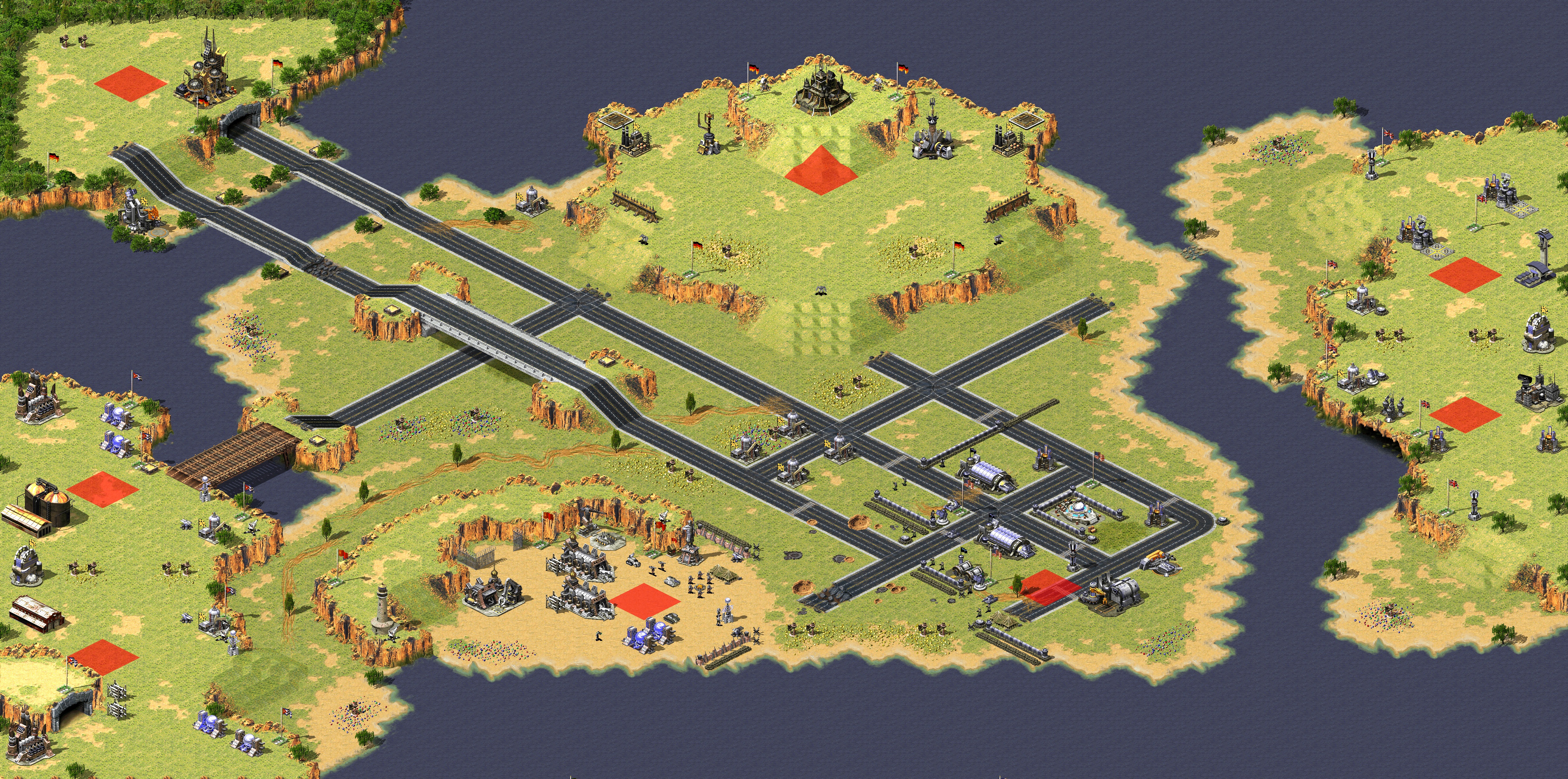 Rendered map: Conflict