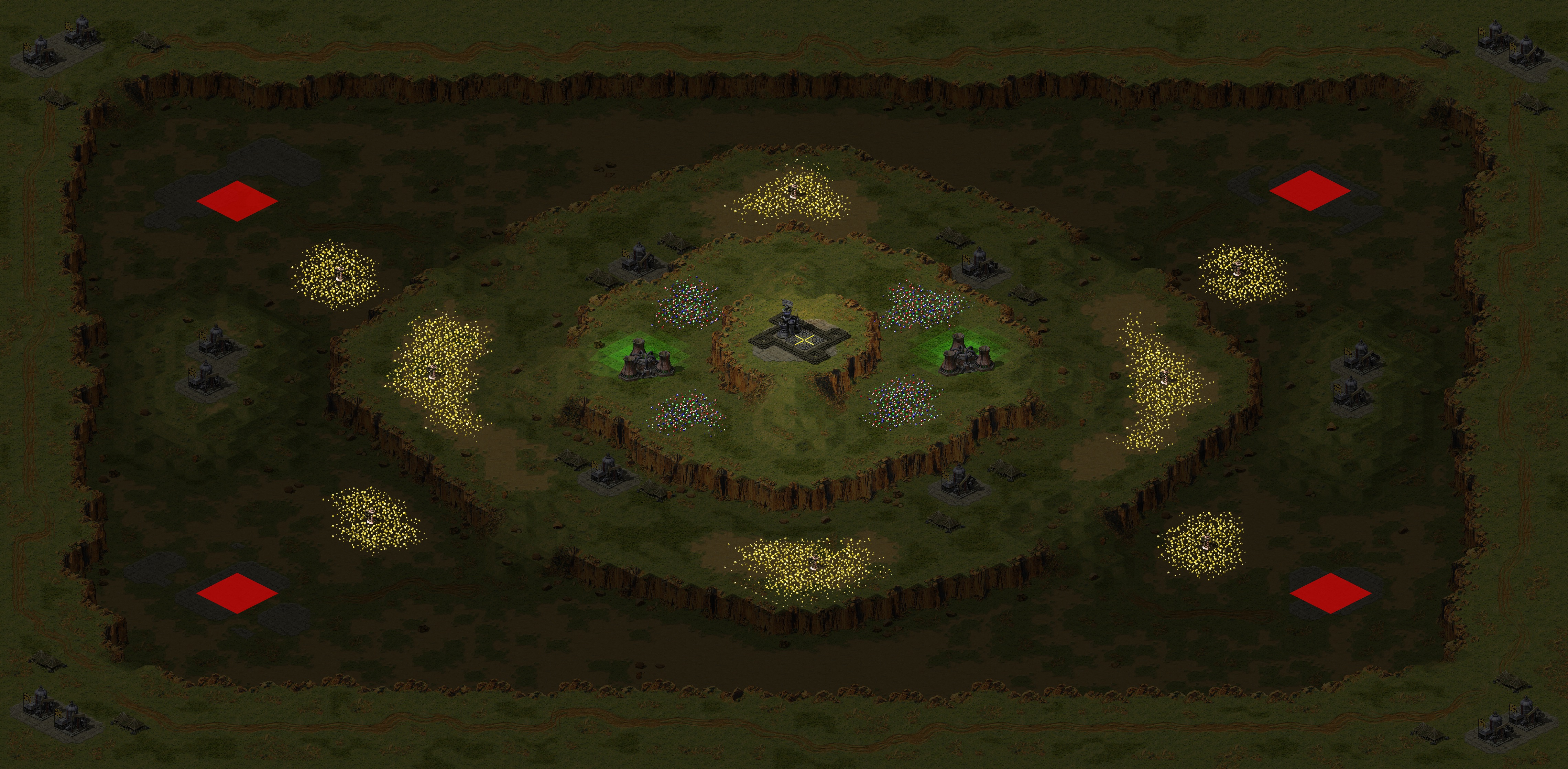 Rendered map: Tanya's training grounds(MIG)