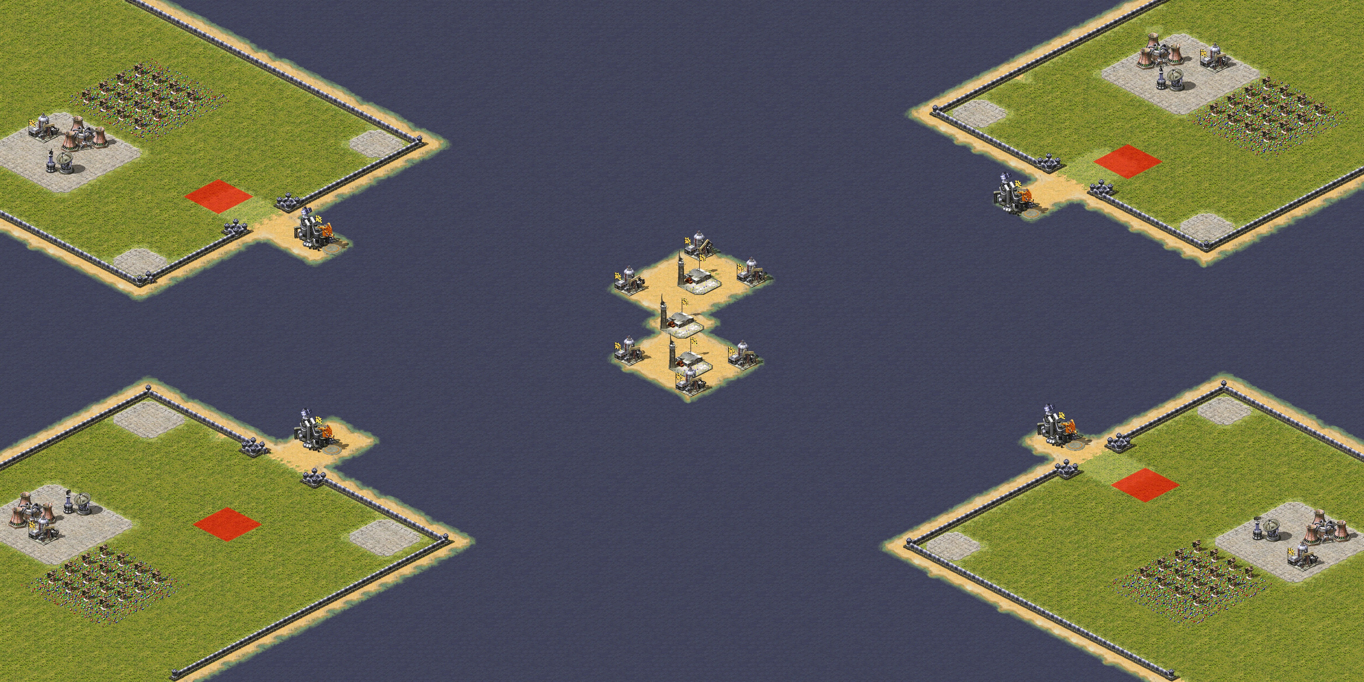 Rendered map: Naval War (4)