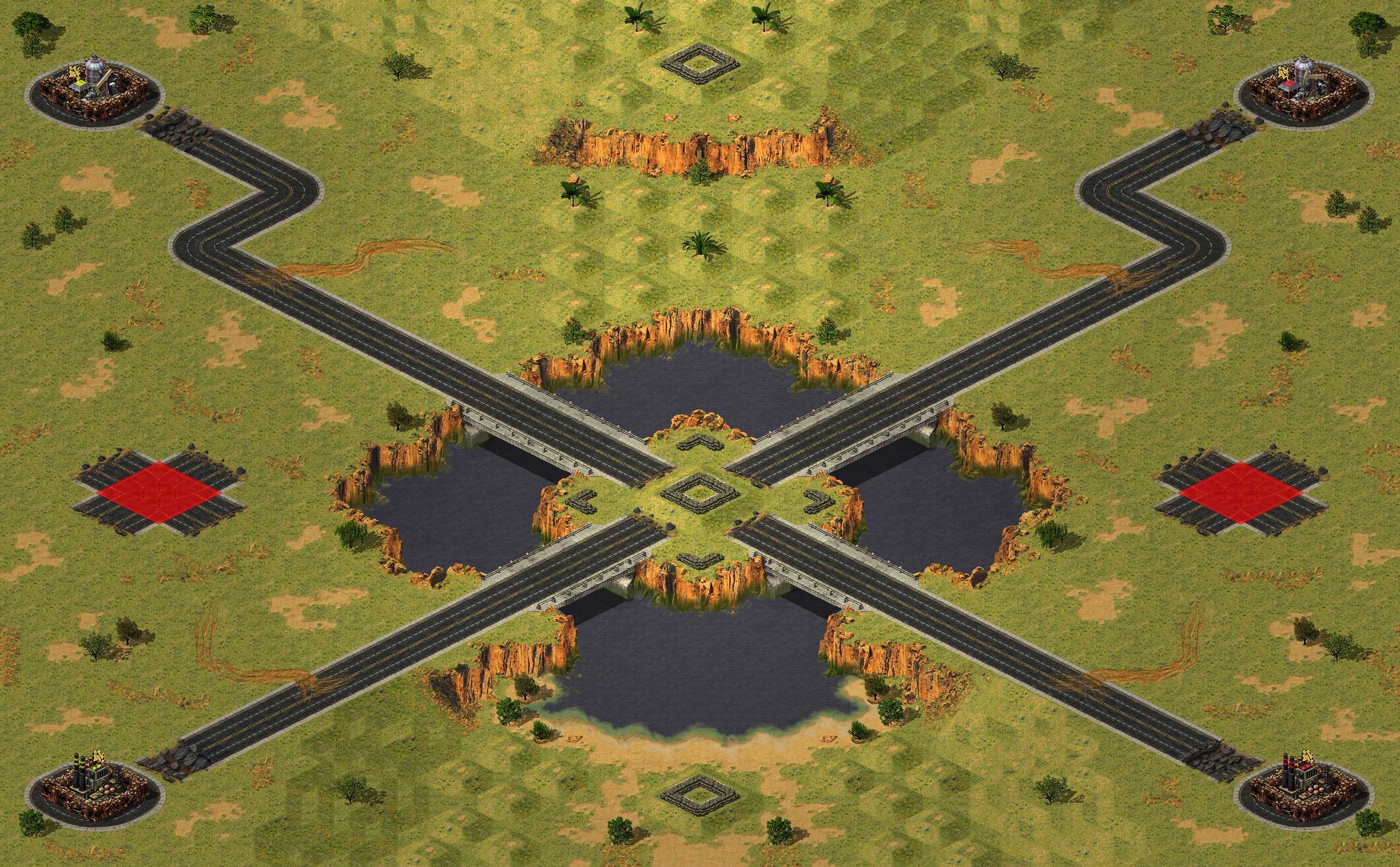 Rendered map: Jeen Strike