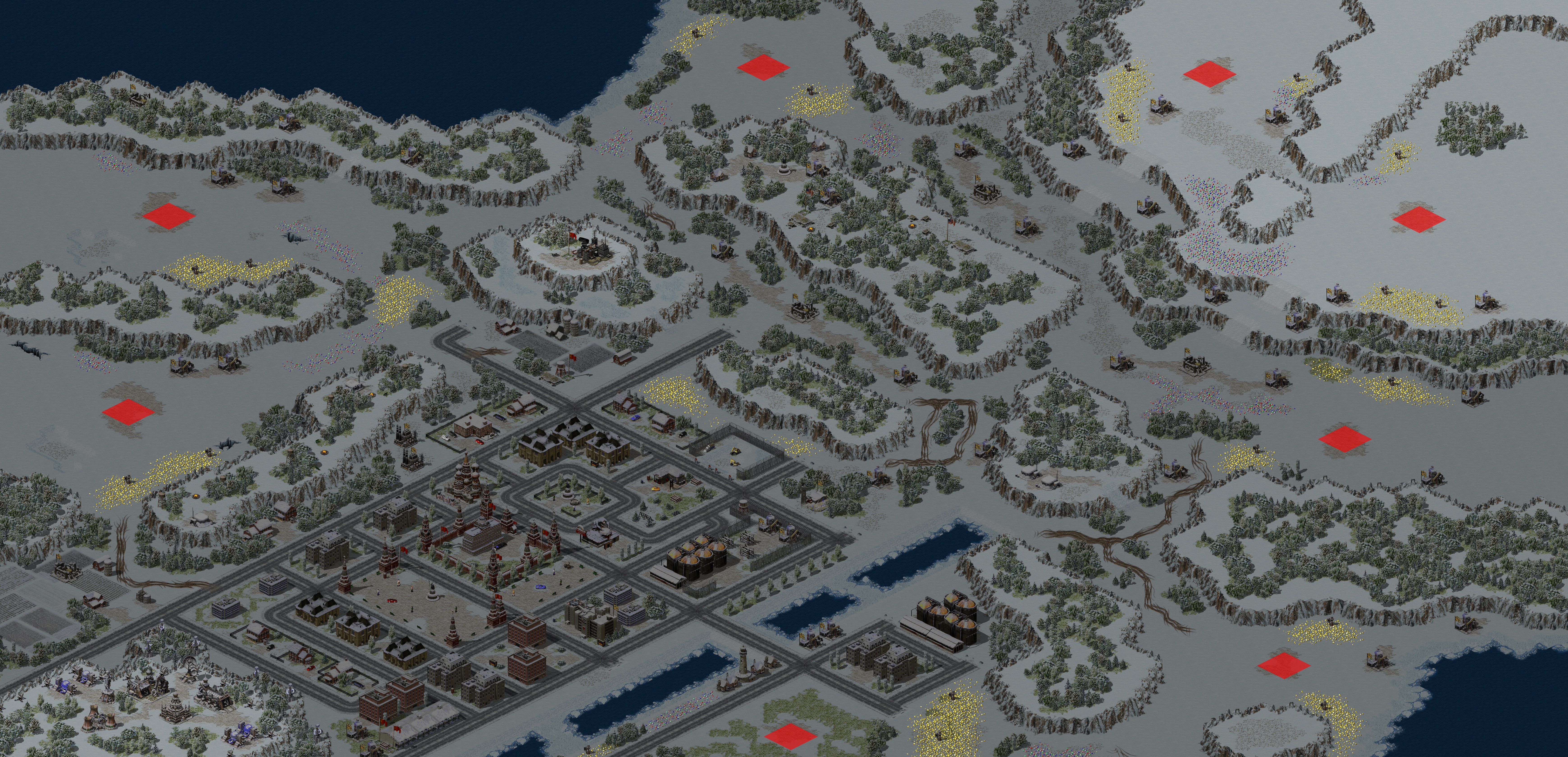Rendered map: Mother Russia