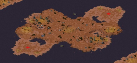 Rendered preview of Blistering Red Sands