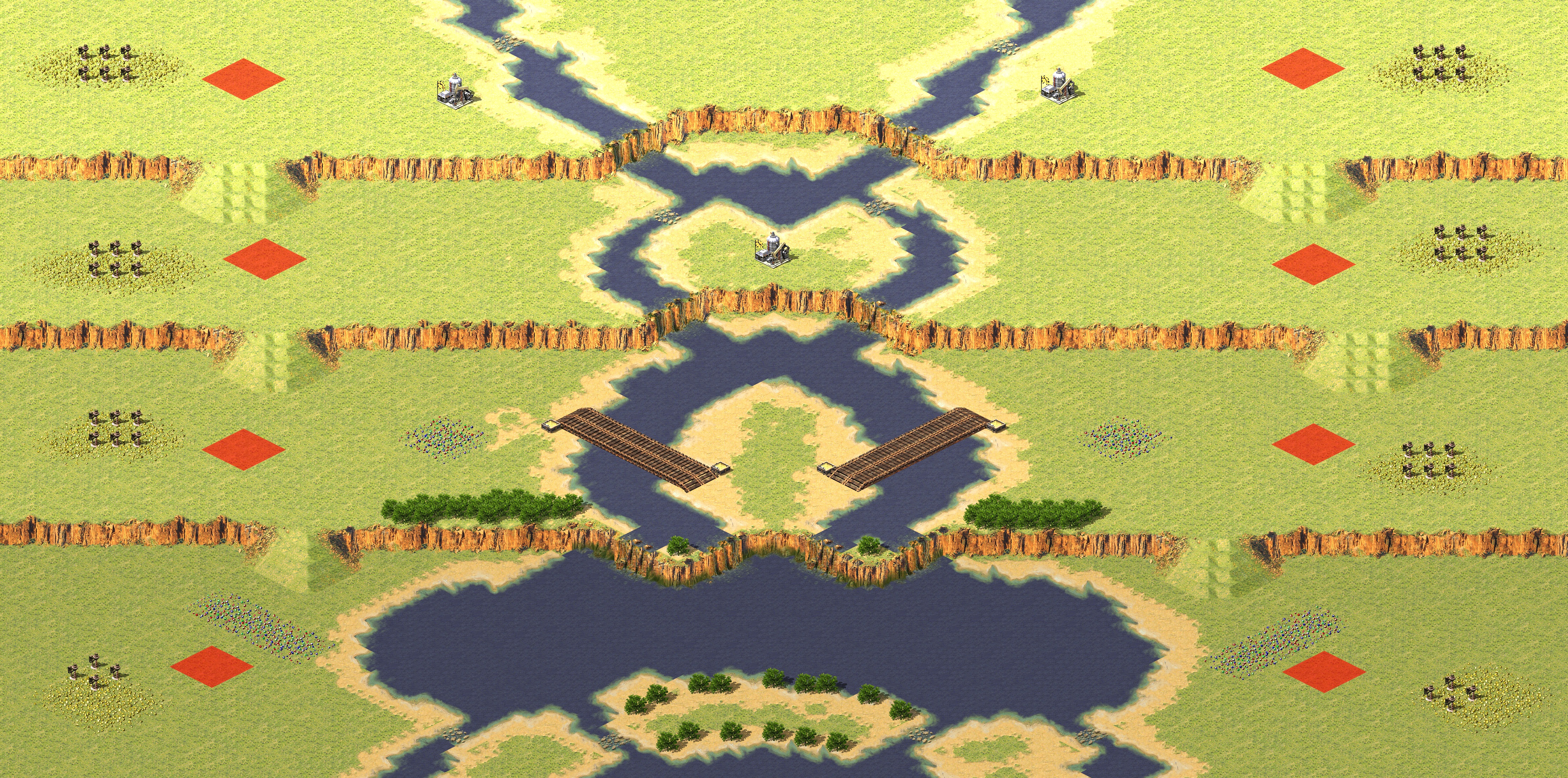Rendered map: 4v4 Step by Step