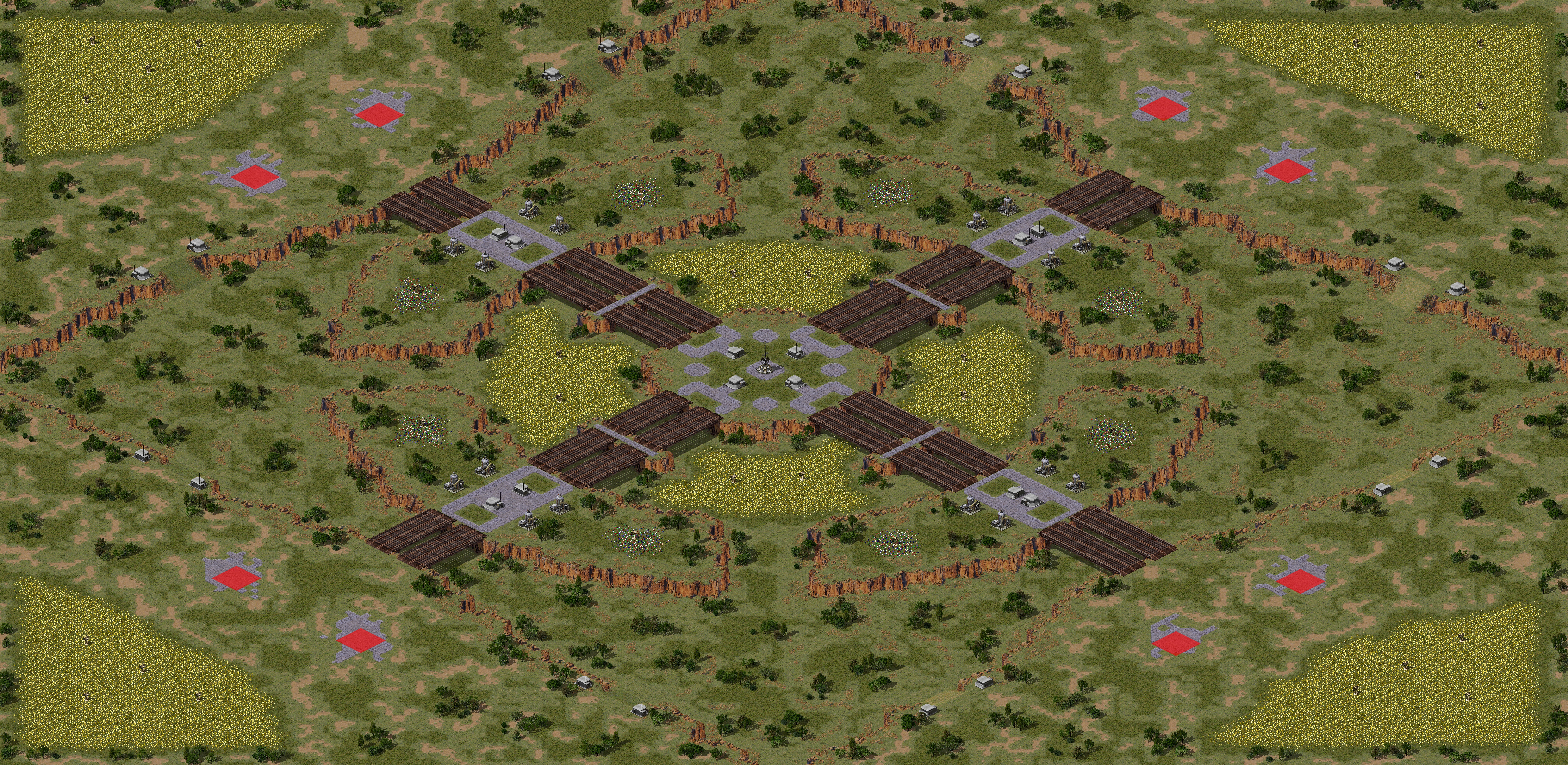 Rendered map: Crosshair