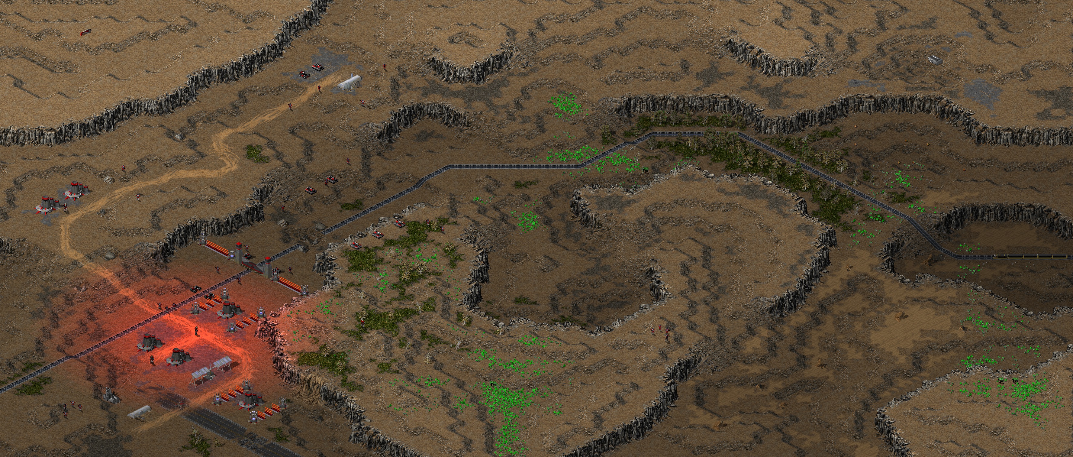 Rendered map: GDI 09C - Mine Power Grid