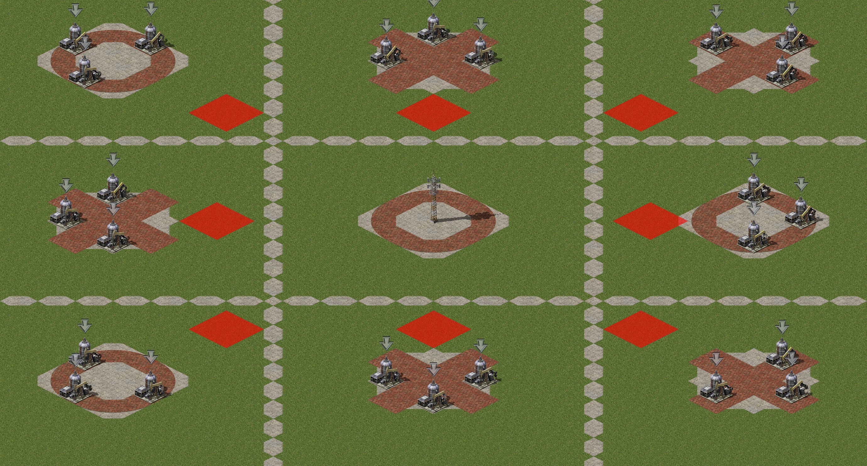 Rendered map: Tic Tac Toe