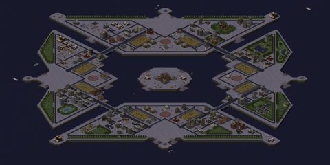 Rendered preview of 4 City Blocks