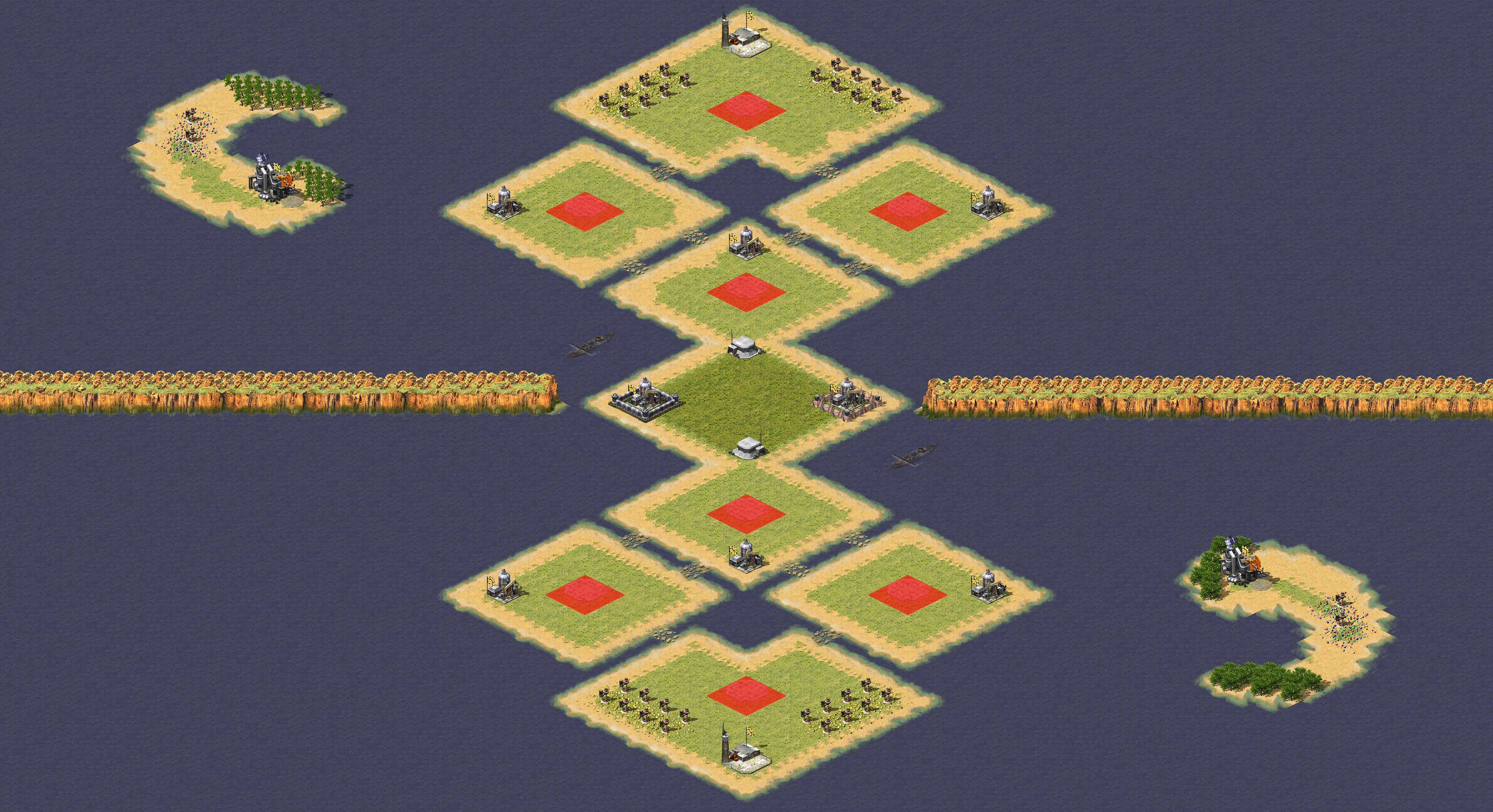 Rendered map: 4v4 Head to Head