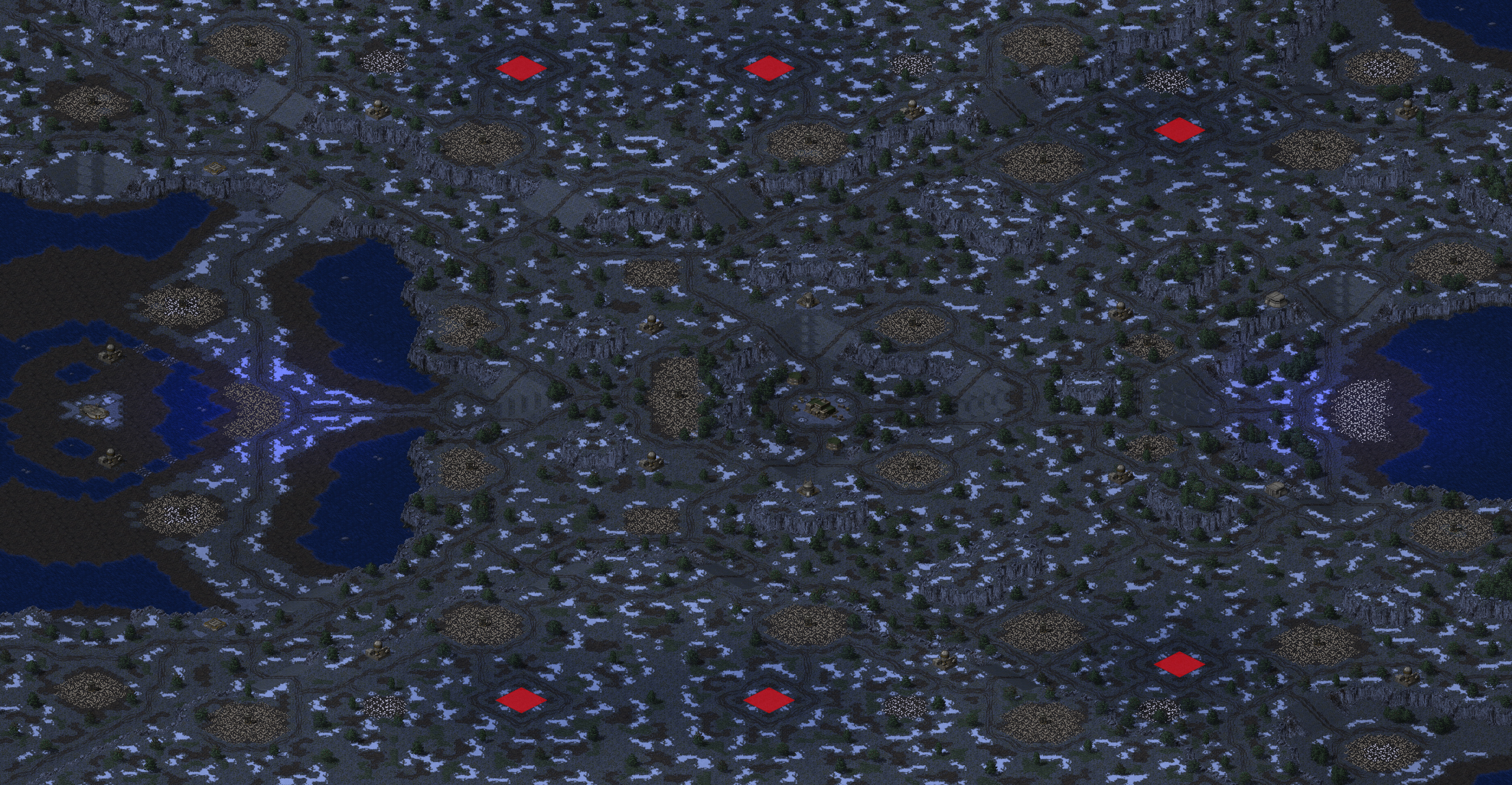 Rendered map: Blizzard Peaks