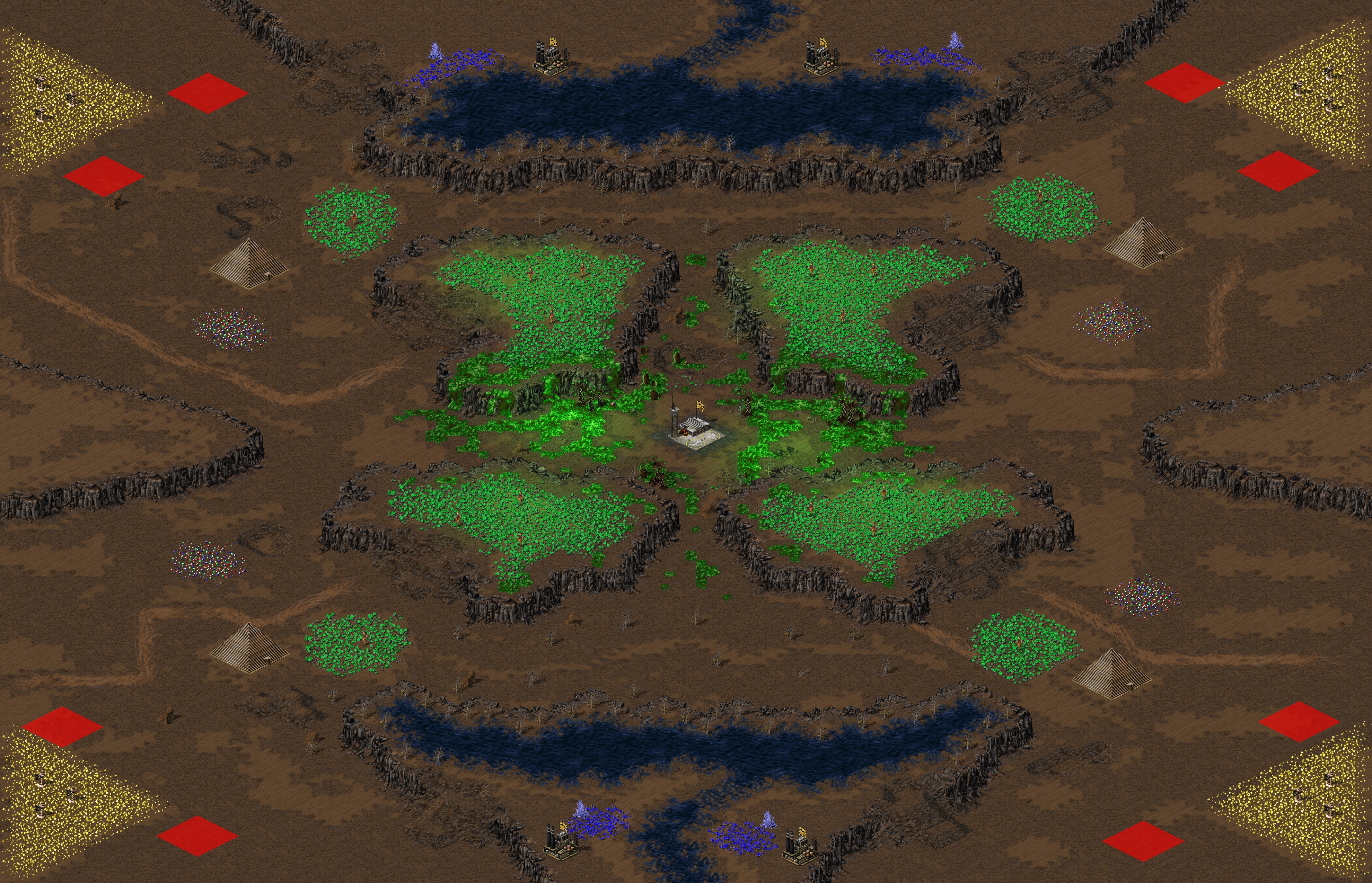 Rendered map: (8) TOE