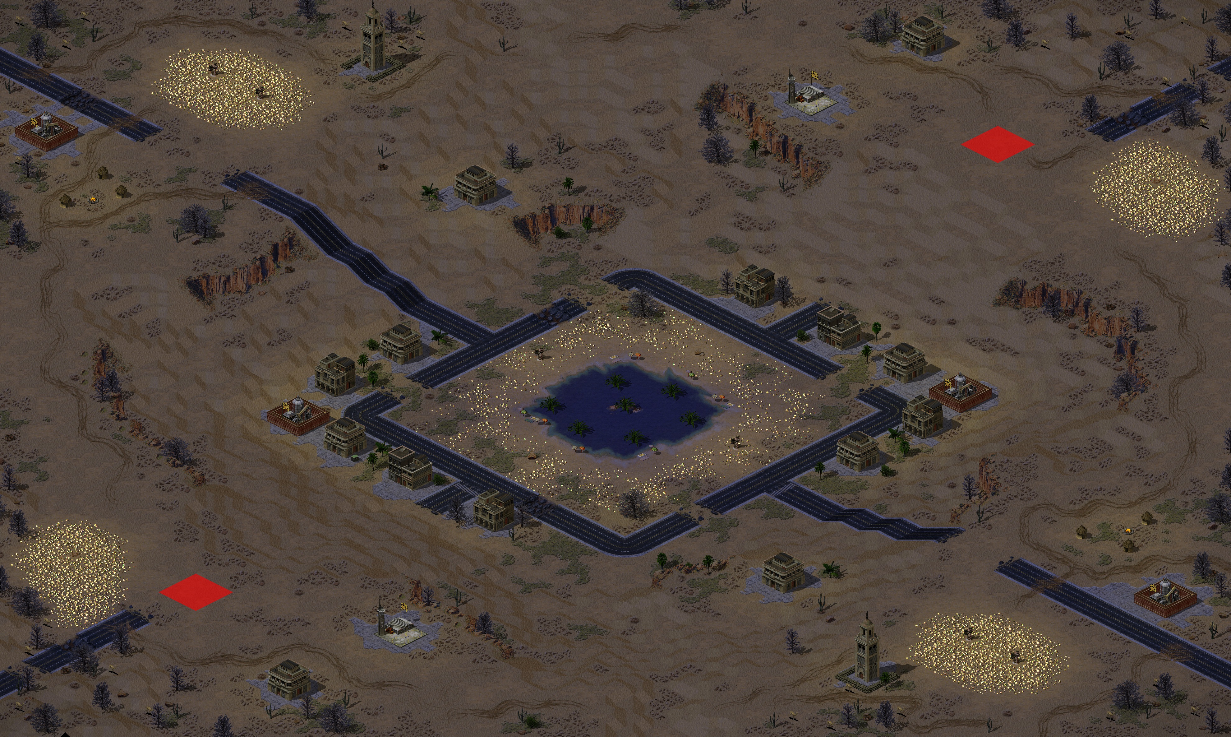 Rendered map: Sahara Mirage LE v3.01