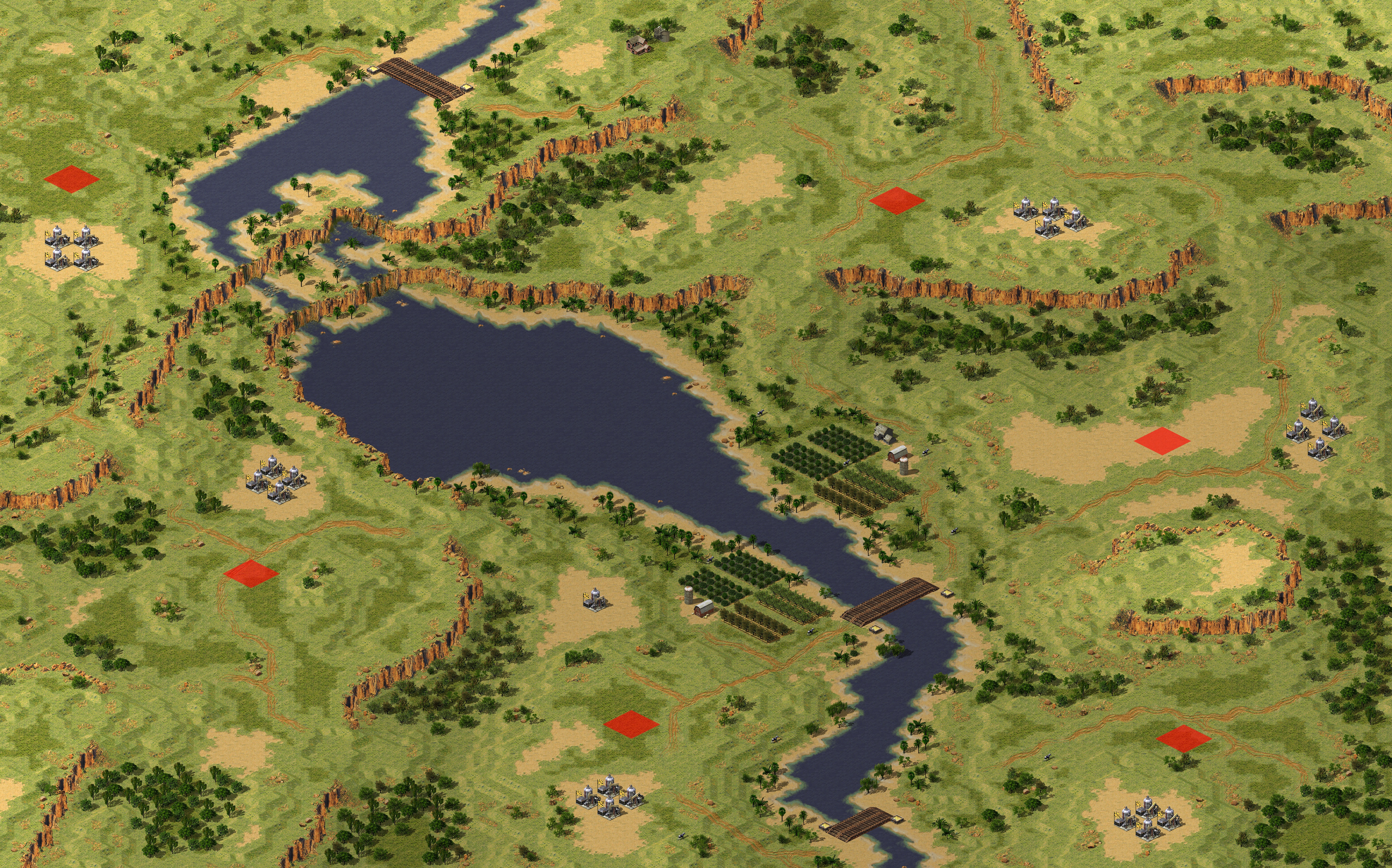 Rendered map: Malibu Cliffs