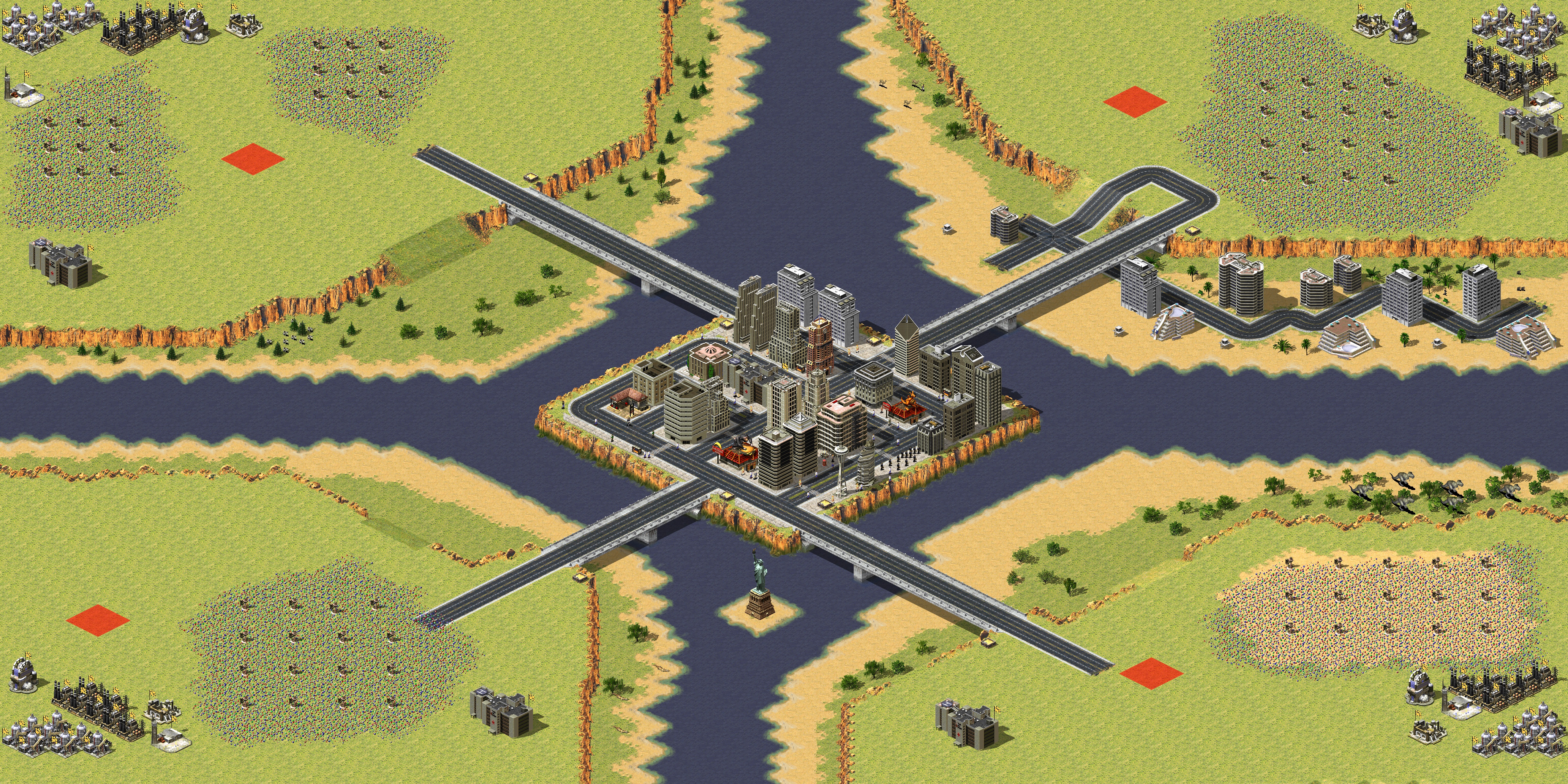 Rendered map: XcrossWater