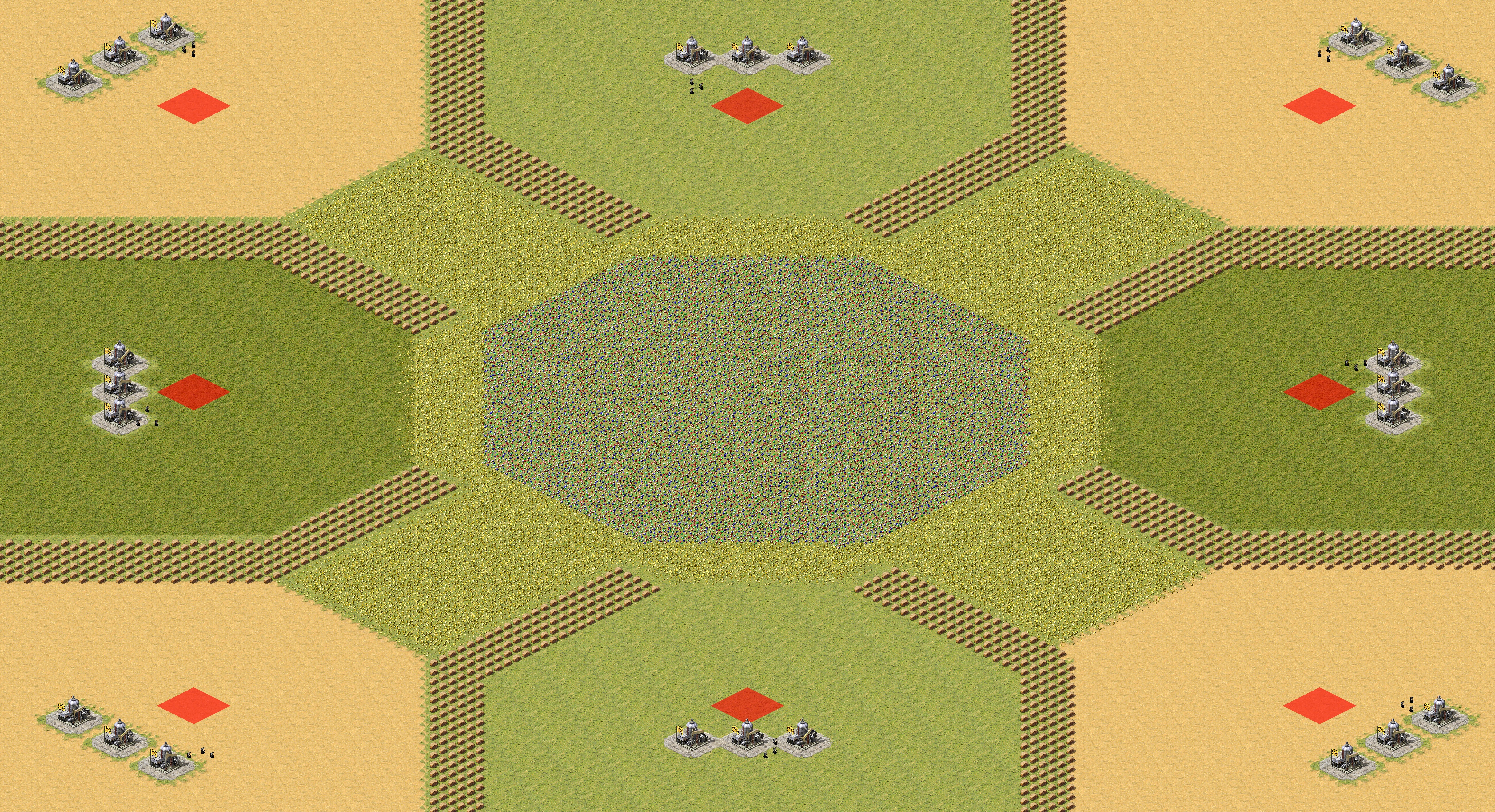 Rendered map: Land Master Soviet