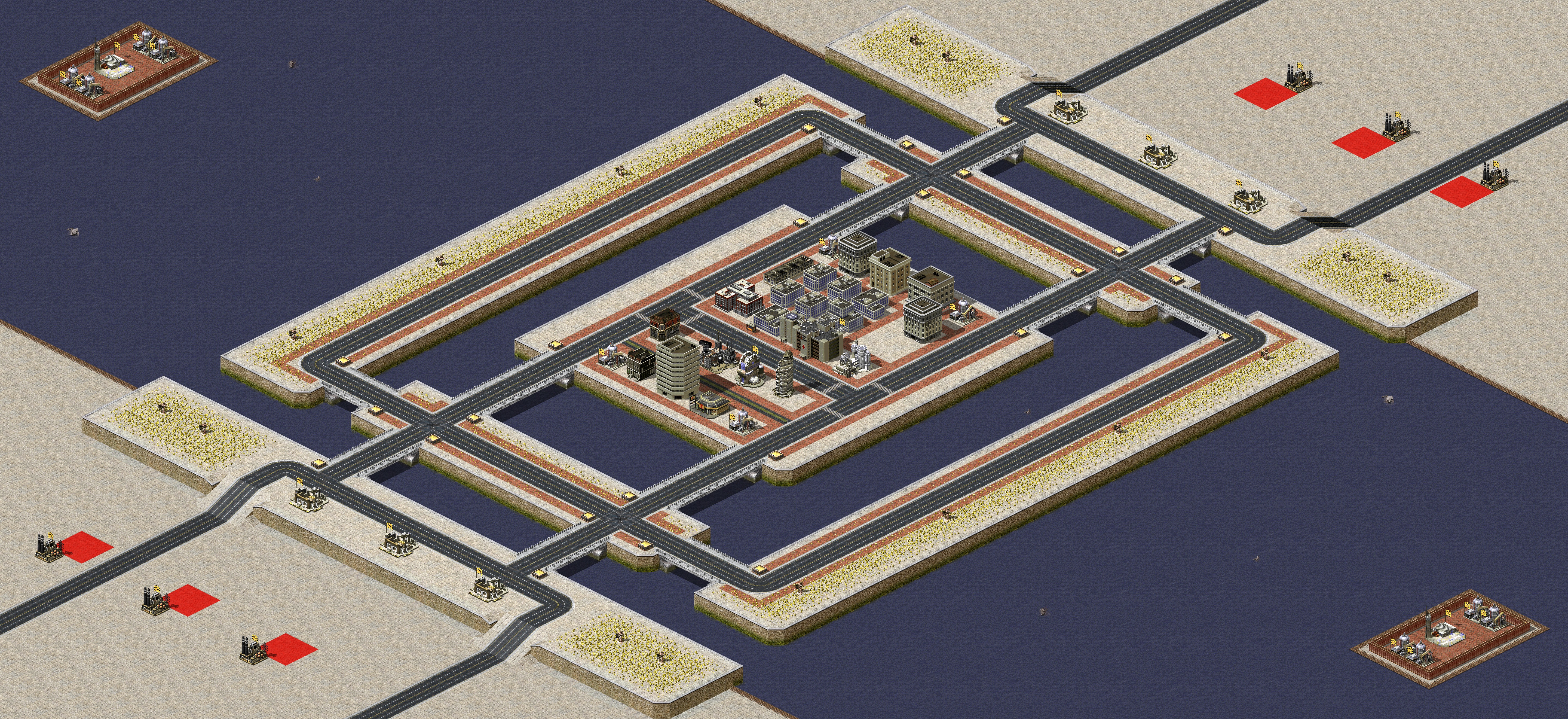 Rendered map: Bridge Wars (by Thrawn28)