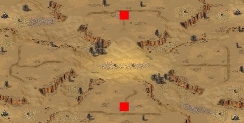 Rendered preview of Weekly 1v1 - Scorching Desert