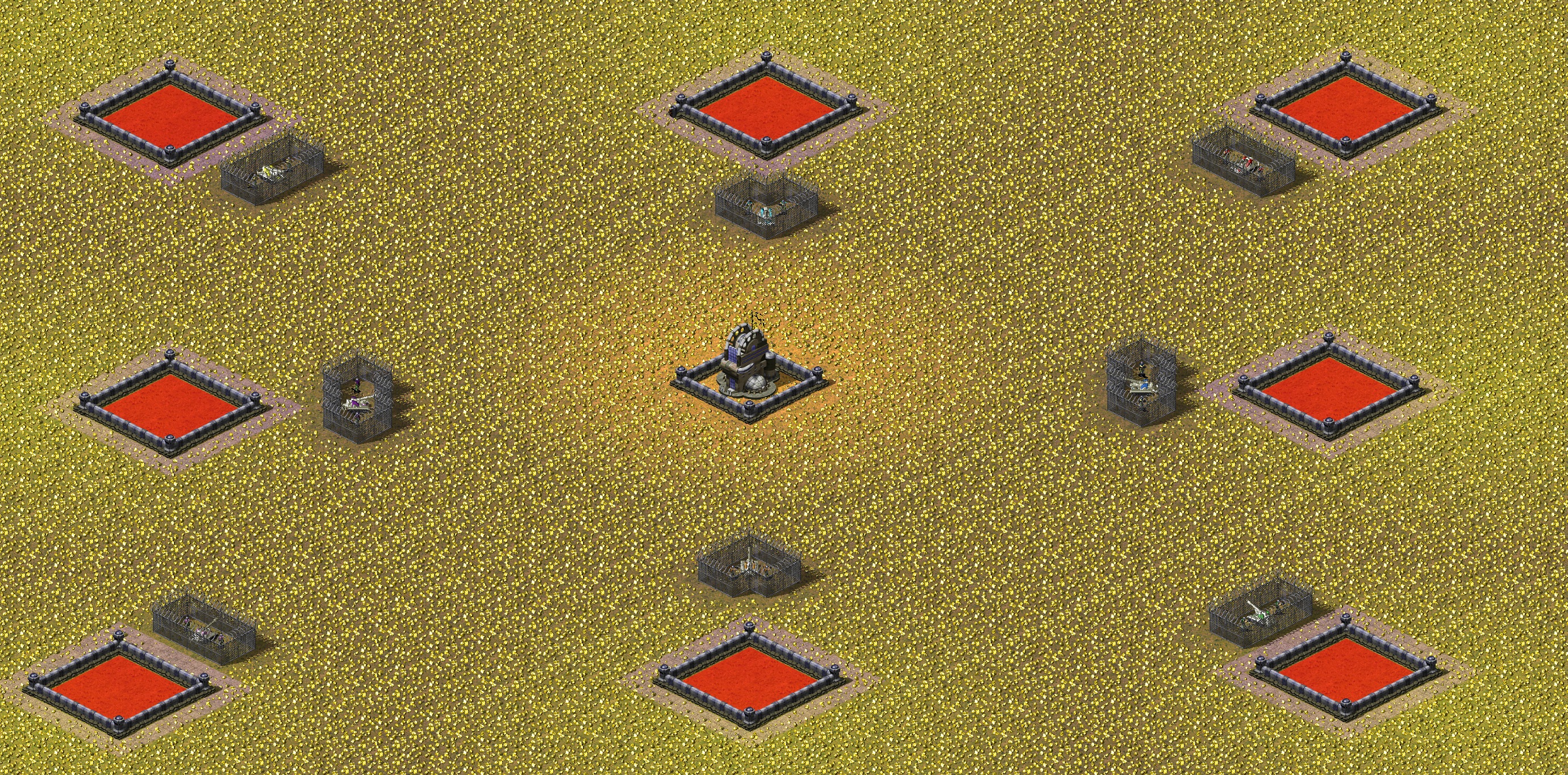 Rendered map: Golden Planet v1.0 (Zhasulan & Kikematamitos map)