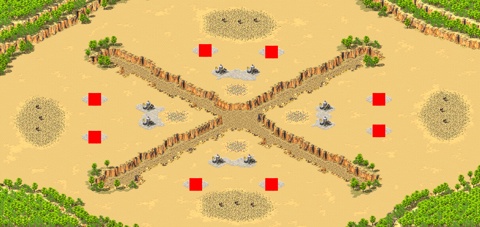 Rendered preview of [8] Cross Canyon Saltire I