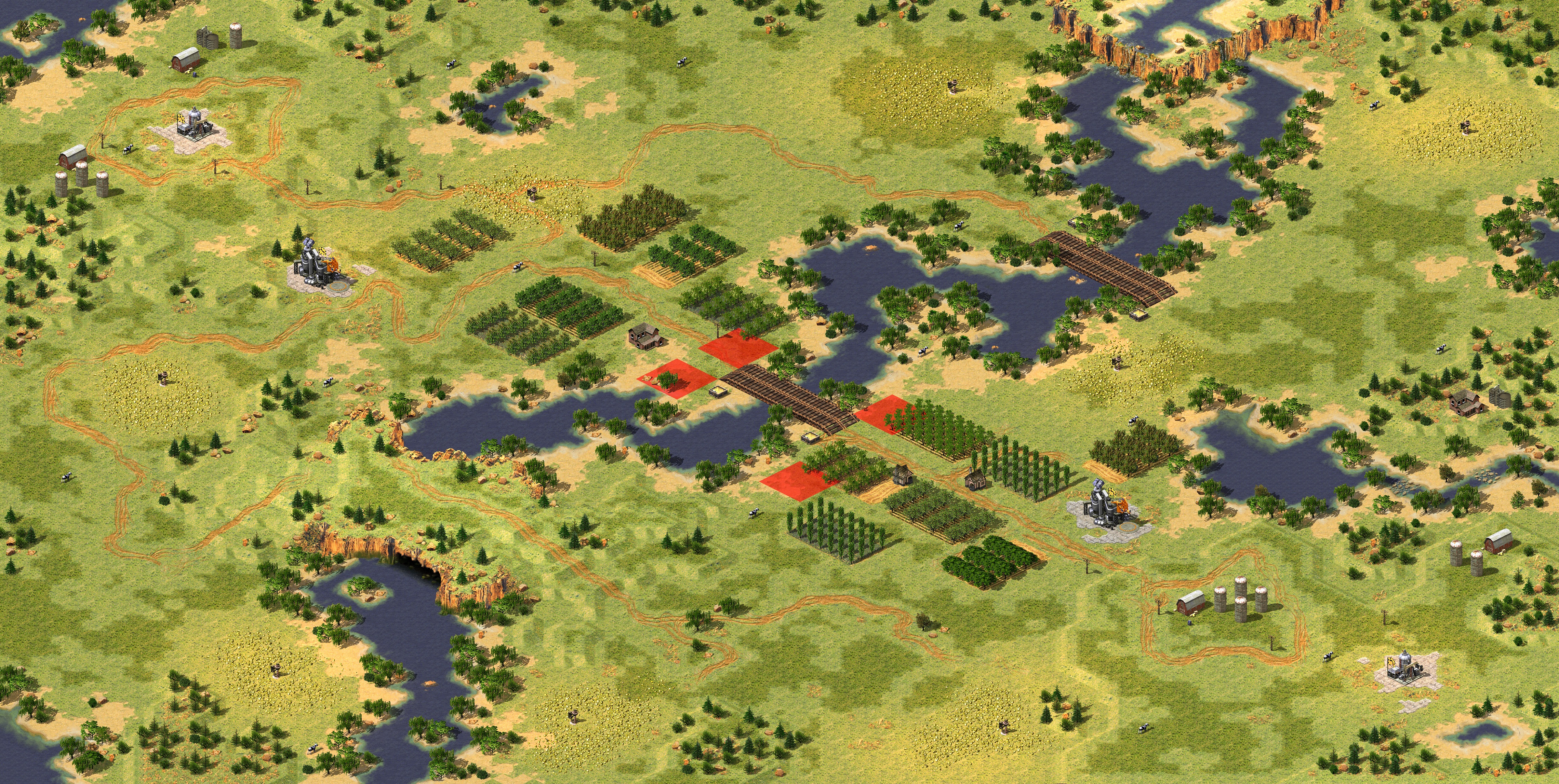 Rendered map: Heartland (Land Rush)