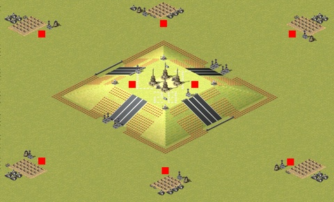 Rendered preview of 2 Allied 6 Soviet Hilltop Assault
