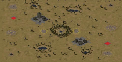 Rendered preview of Desrt parade