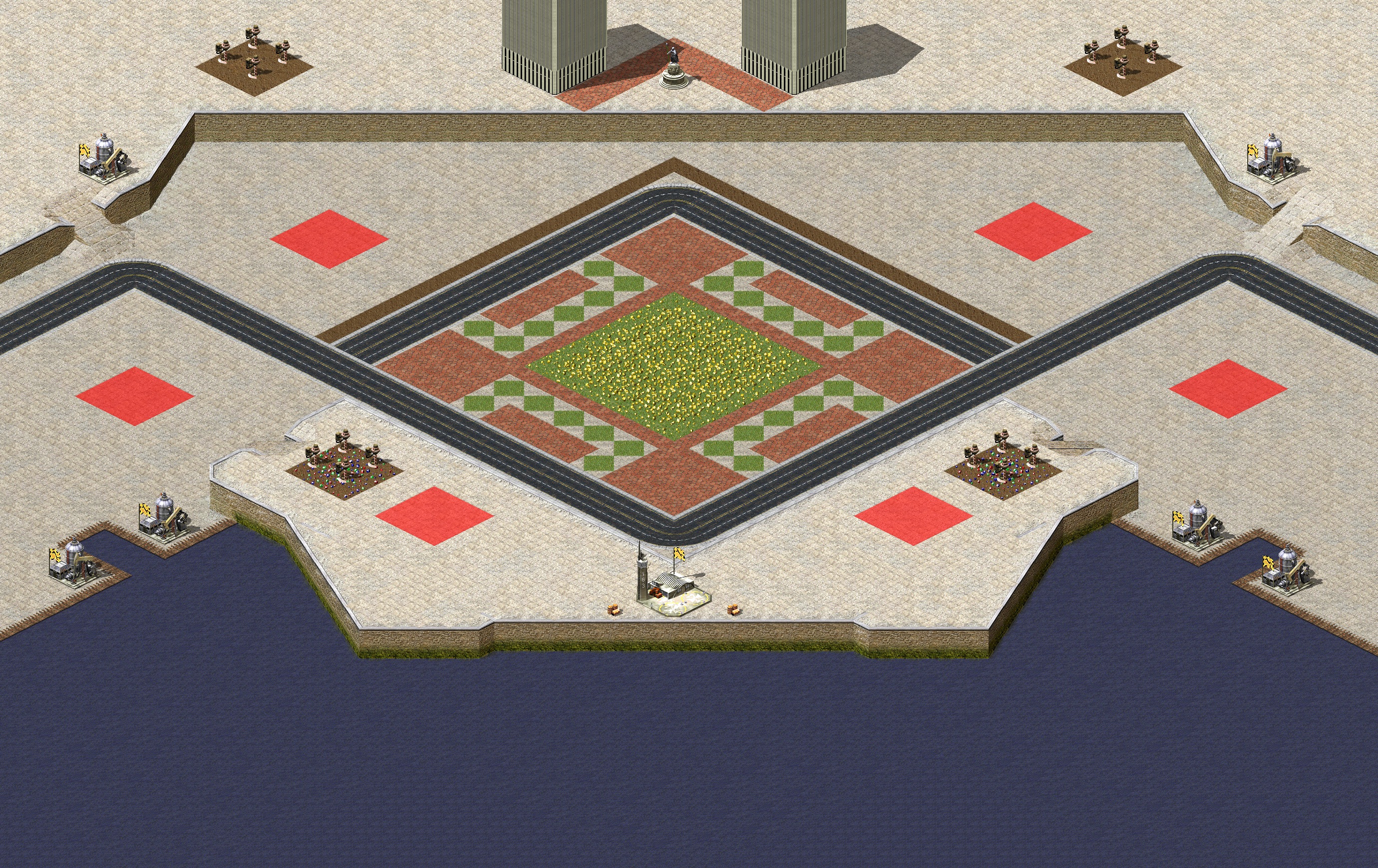 Rendered map: Conflict 3v3 Upgraded
