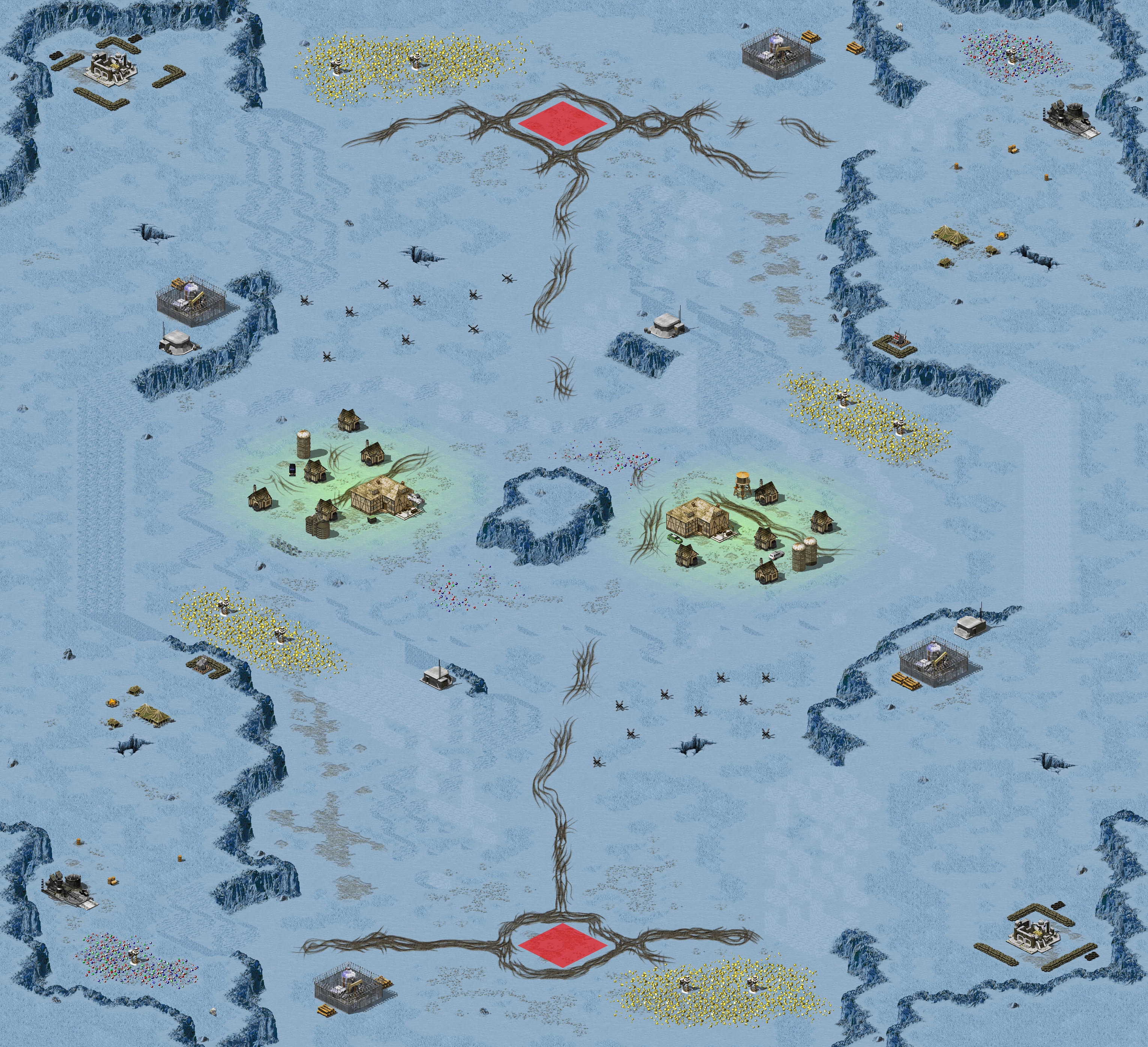 Rendered map: Glacier Gorge