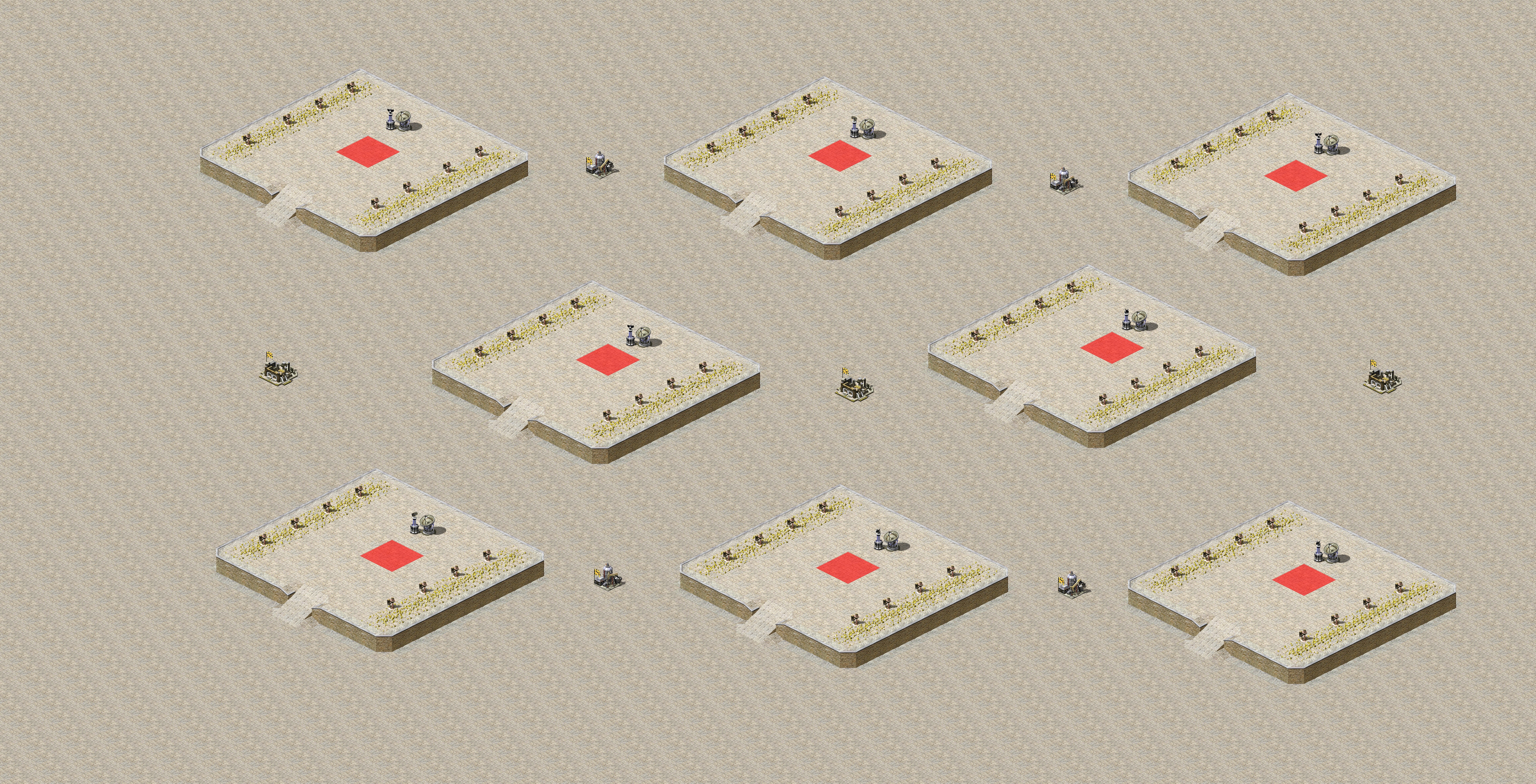 Rendered map: High Ground Duel